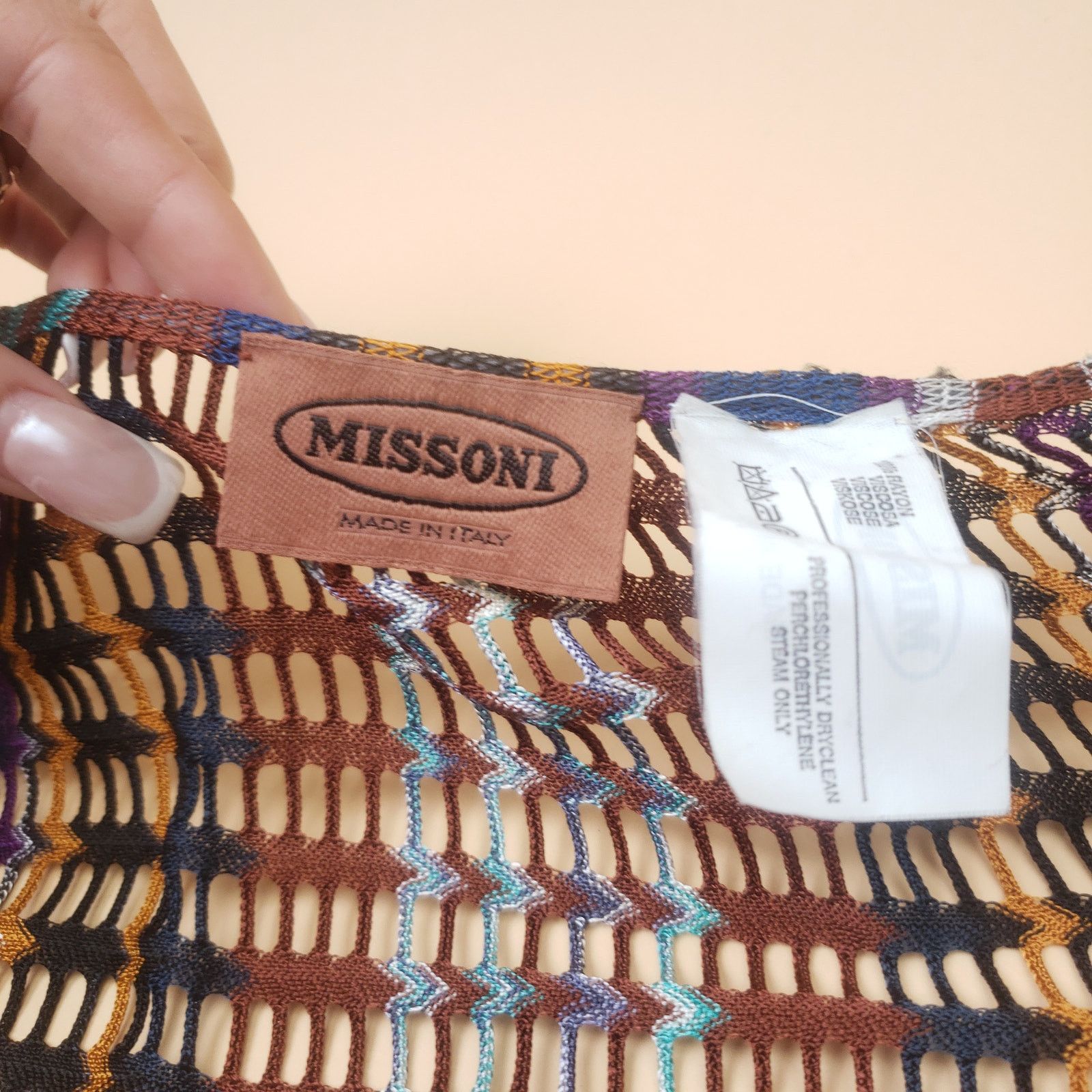 Missoni MISSONI Zig Zag Knit 3-Piece Set Cardigan Maxi Pants Rare Size M / US 6-8 / IT 42-44 - 7 Thumbnail