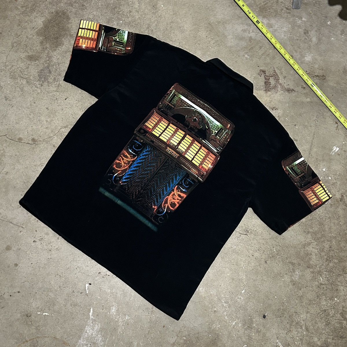 Vintage 90s Vintage music shirts with unique sleeves design Size US XL / EU 56 / 4 - 2 Thumbnail