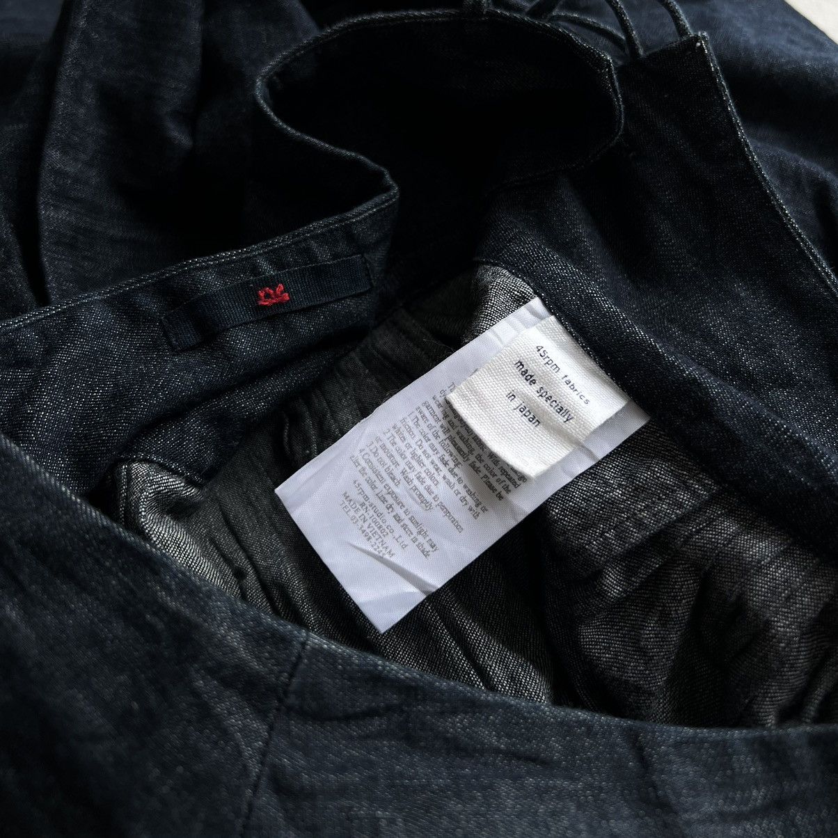 45rpm × Japanese Brand × Kapital 45RPM INDIGO DYED DENIM SKIRT Size 27" / US 4 / IT 40 - 13 Thumbnail