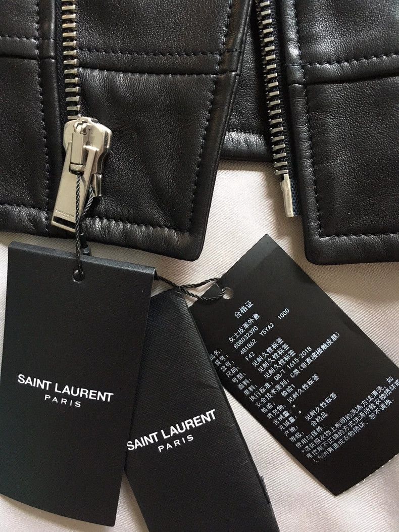 Saint Laurent Paris Saint Laurent Paris Motorcycle Jacket Size M / US 6-8 / IT 42-44 - 6 Thumbnail