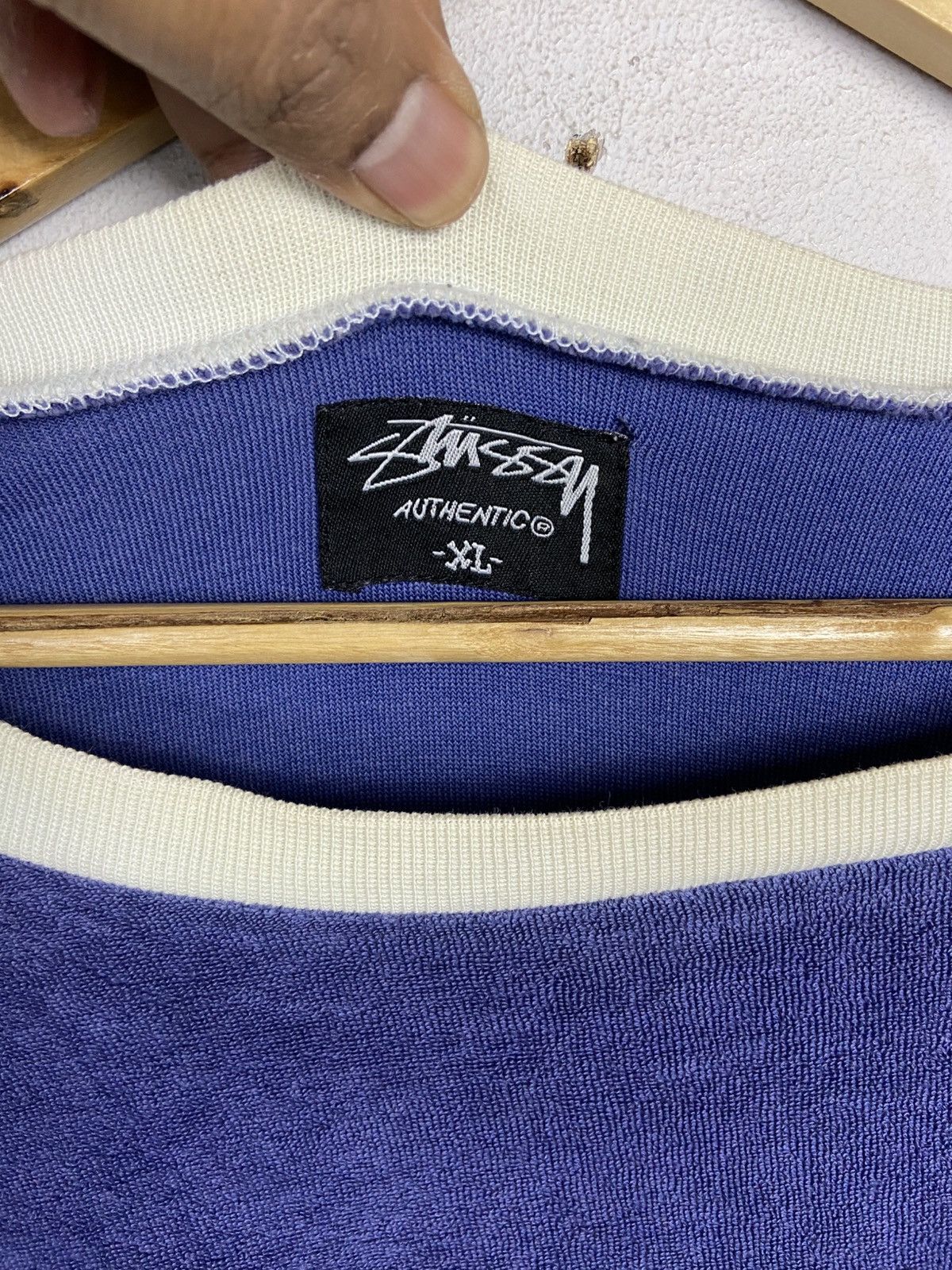 Stussy Stussy skateboard Velvet Sweatshirt Size US XL / EU 56 / 4 - 4 Thumbnail