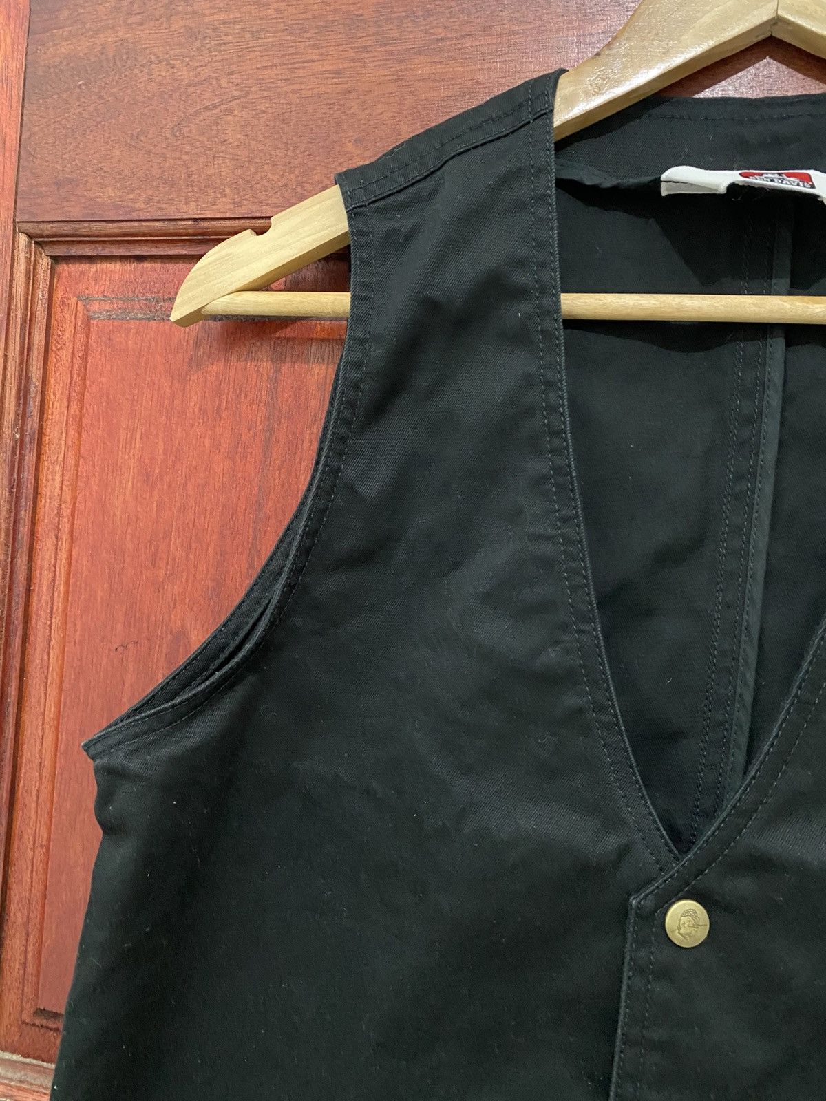 Ben Davis × Vintage Vintage Ben Davis Black Vest Jacket Size US M / EU 48-50 / 2 - 3 Thumbnail