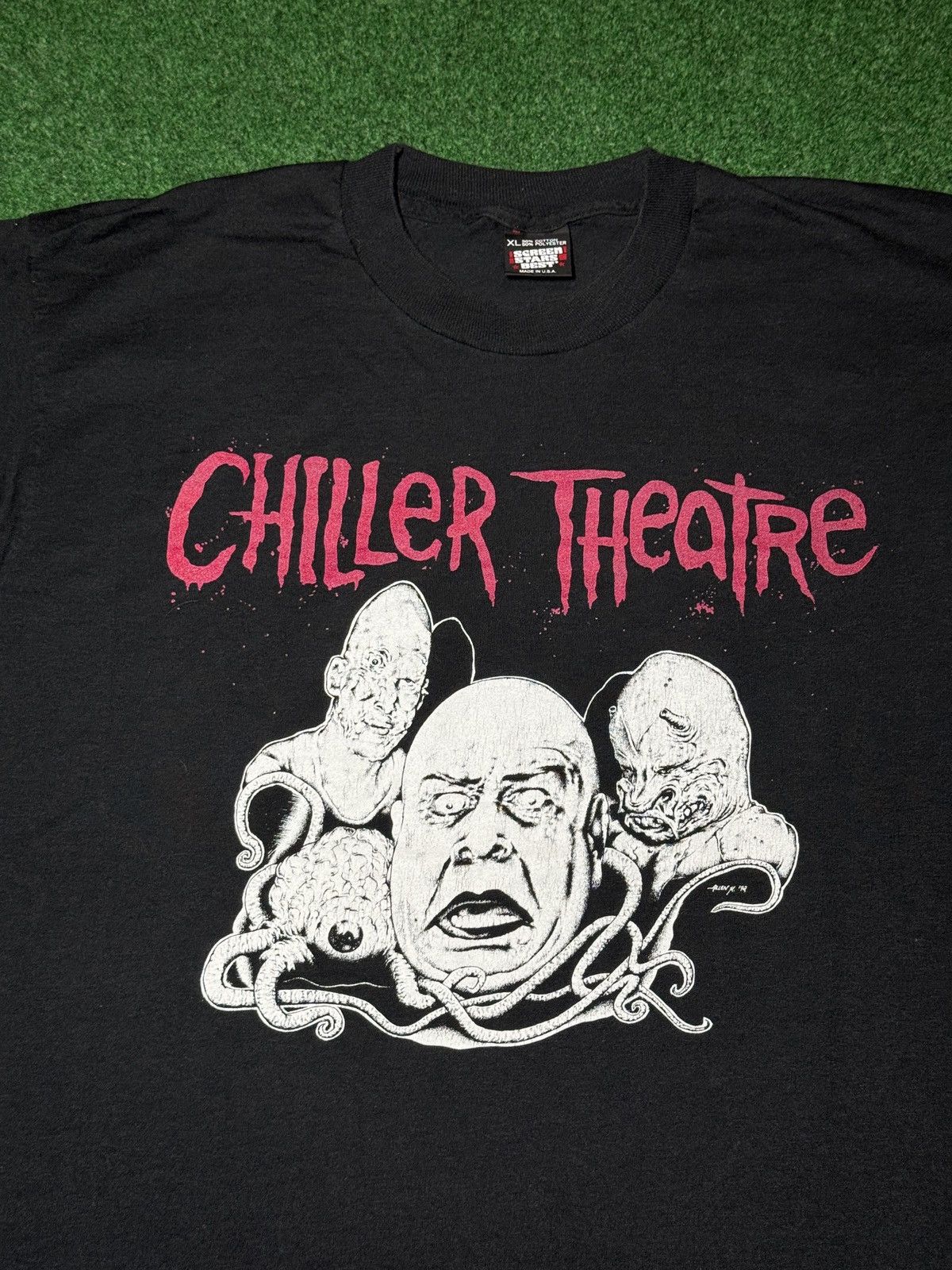 Vintage Vintage 90s Chiller Theatre Horror TV Movie XL RARE T Shirt Size US XL / EU 56 / 4 - 2 Thumbnail