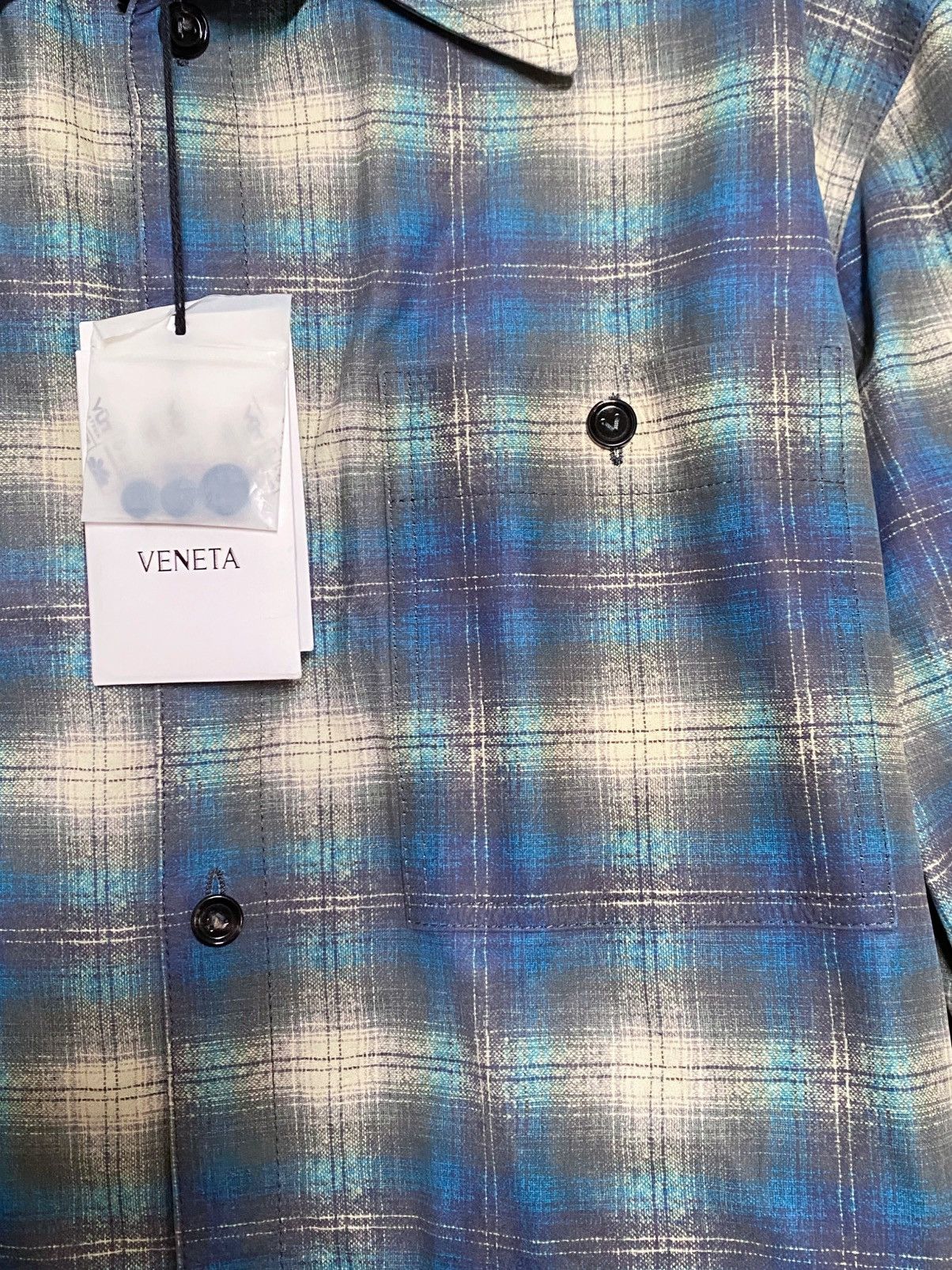 Bottega Veneta Bottega Veneta Leather Shirt size 50/us size 40 Size US M / EU 48-50 / 2 - 13 Thumbnail