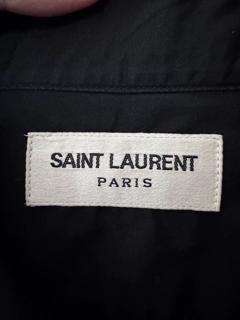 Hedi Slimane Saint Laurent 13FW Distressed Organ Shirt- Size US M / EU 48-50 / 2 - 5 Thumbnail