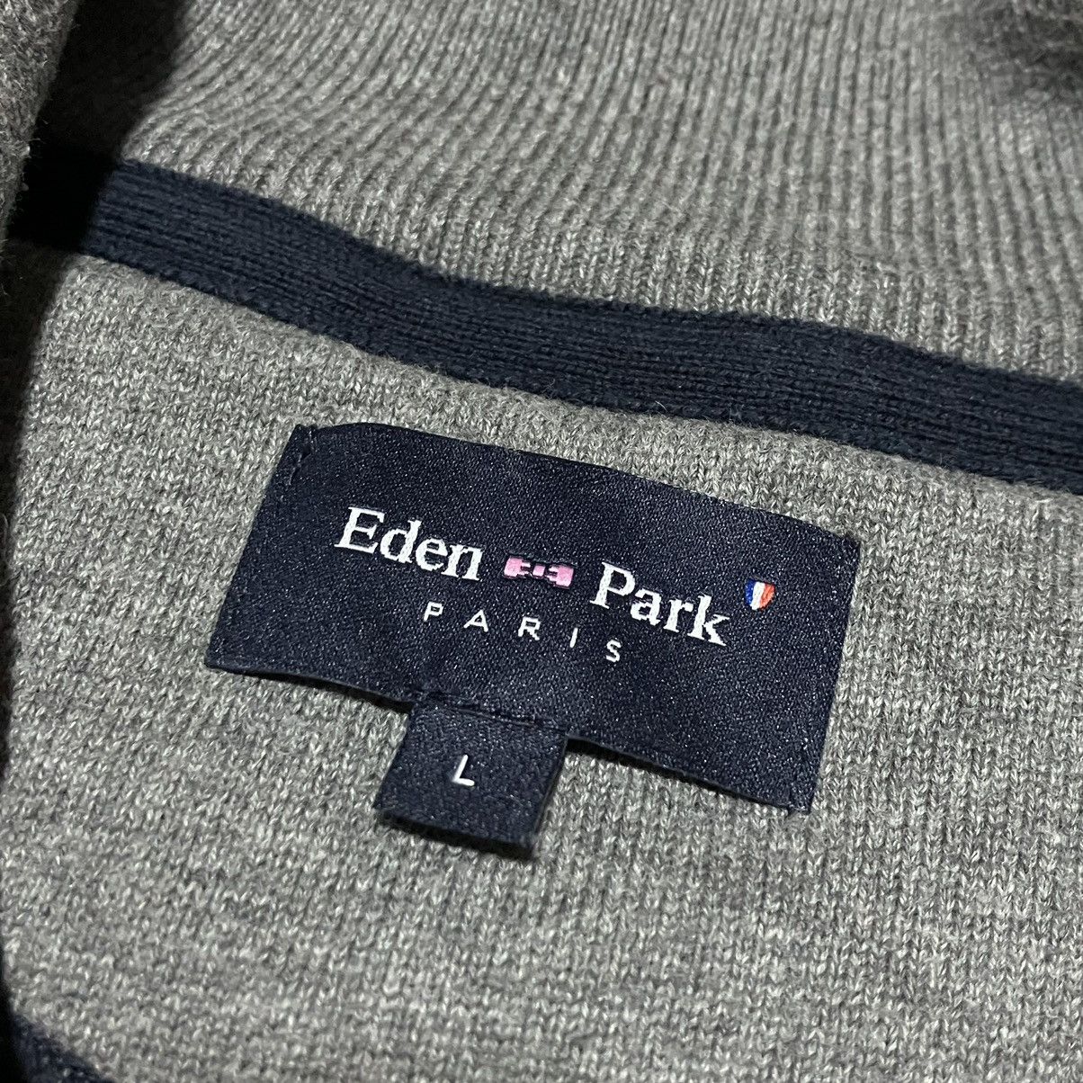 Eden Park EDEN PARK Paris 1/3 Zip Cotton Sweater Size US L / EU 52-54 / 3 - 7 Thumbnail