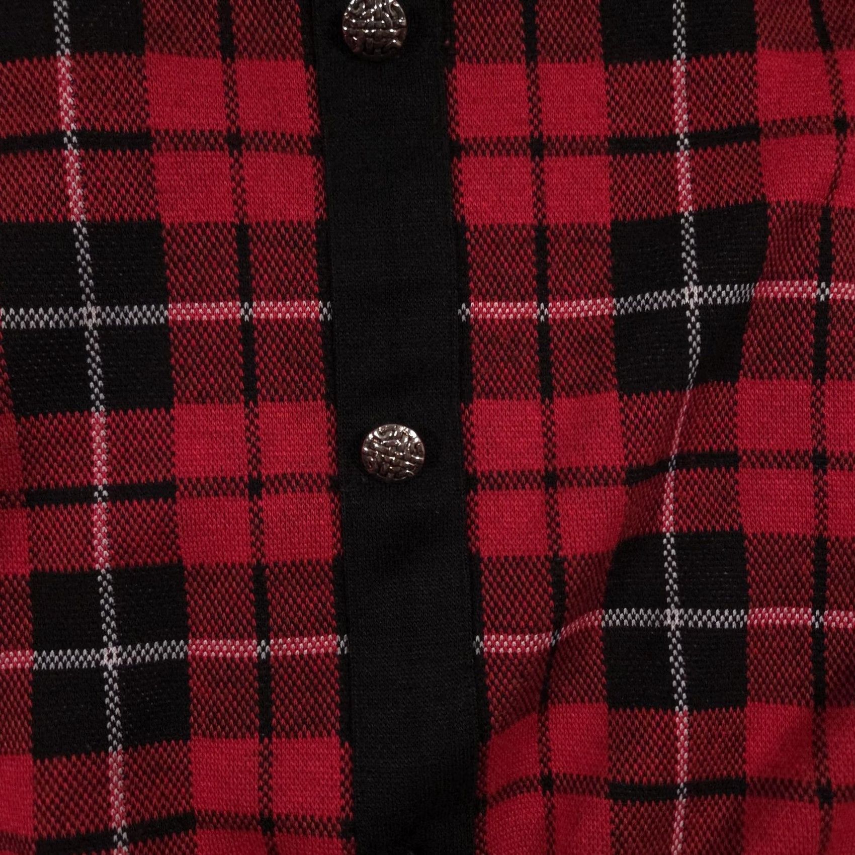 Vintage VINTAGE Alfred Dunner Sweater Womens 1X Red Black Plaid Cardigan Made in USA 90s Size XL / US 12-14 / IT 48-50 - 5 Thumbnail