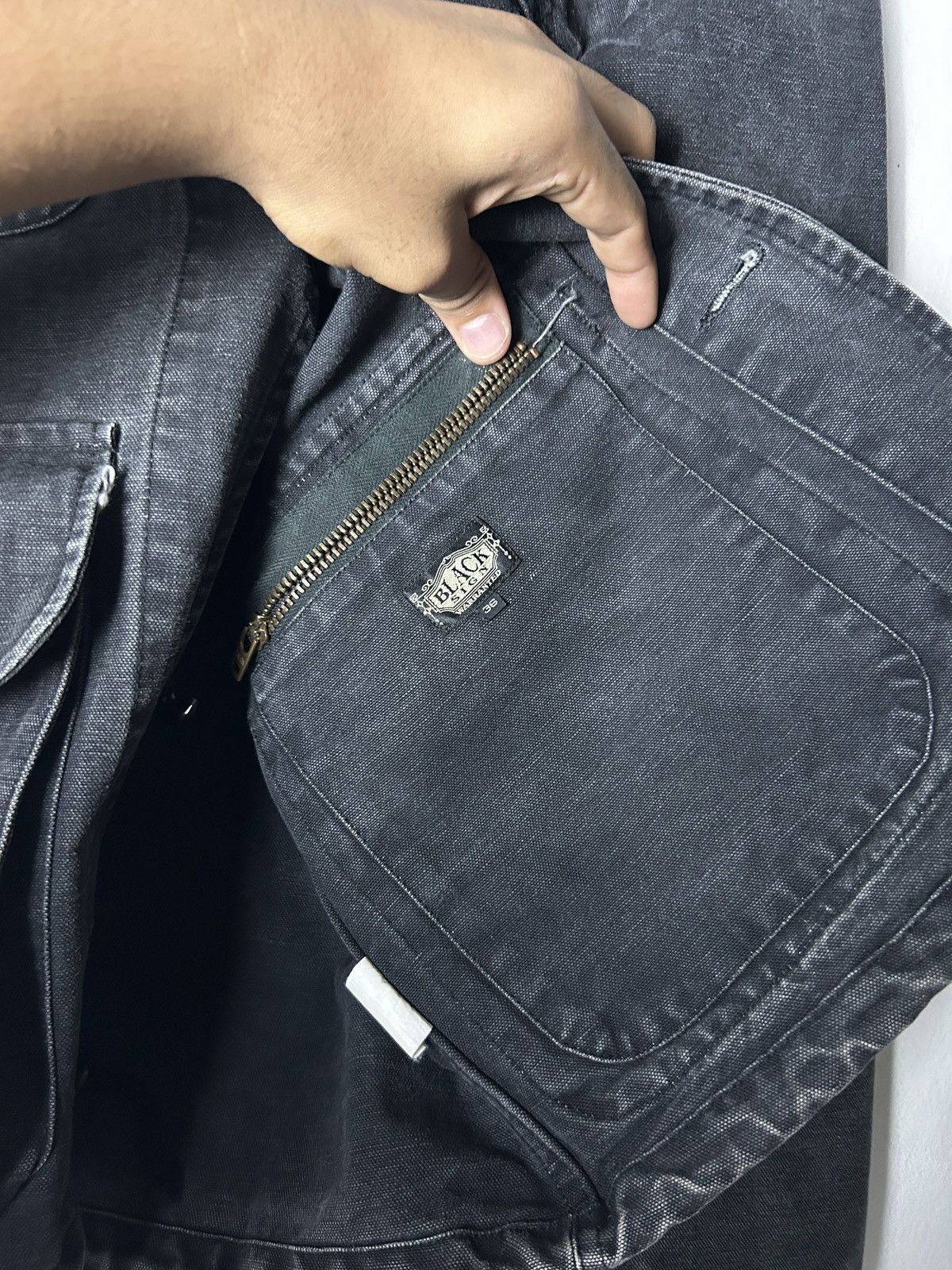 Japanese Brand Vintage BLACK SIGN japan chore multi pocket jacket kapital Size US S / EU 44-46 / 1 - 10 Thumbnail