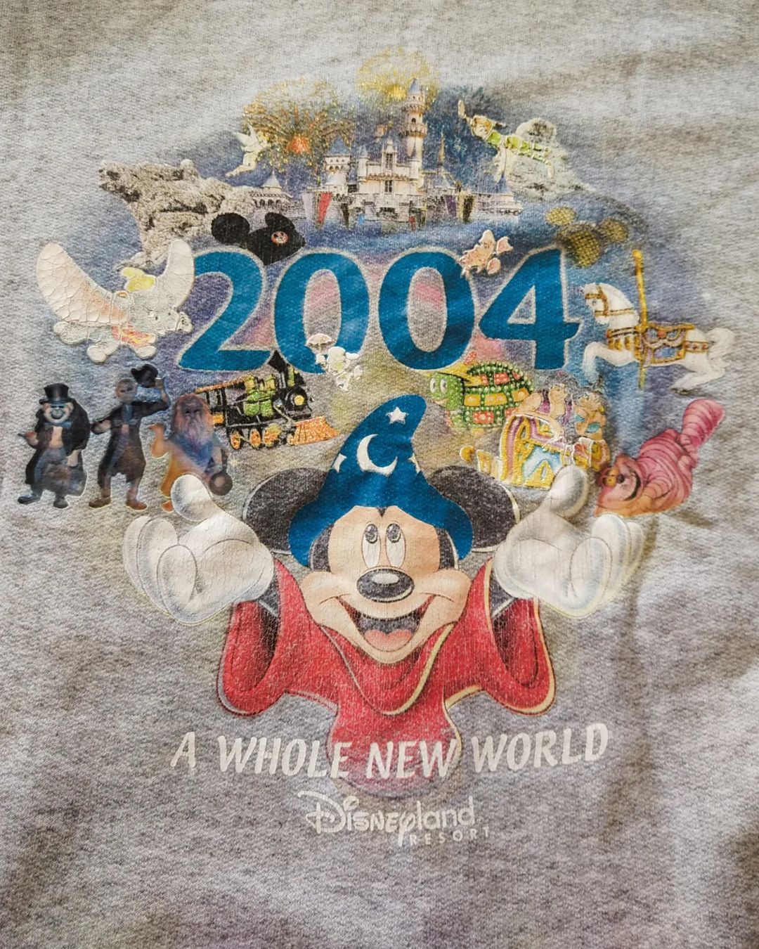 Disney × Vintage Vintage Disney's Mickey Mouse 2004 Disneyland Zipper Hoodie Size US L / EU 52-54 / 3 - 2 Thumbnail