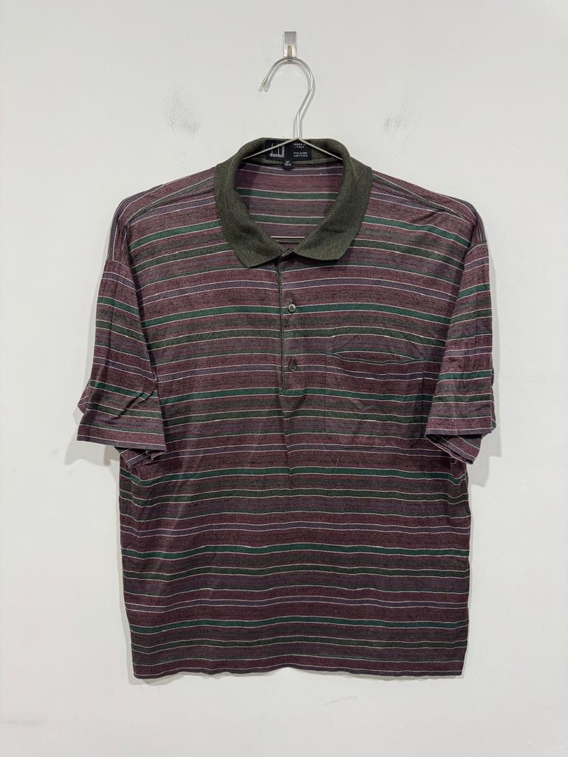 Alfred Dunhill Vintage Dunhill Polo Tee Size US L / EU 52-54 / 3 - 1 Thumbnail