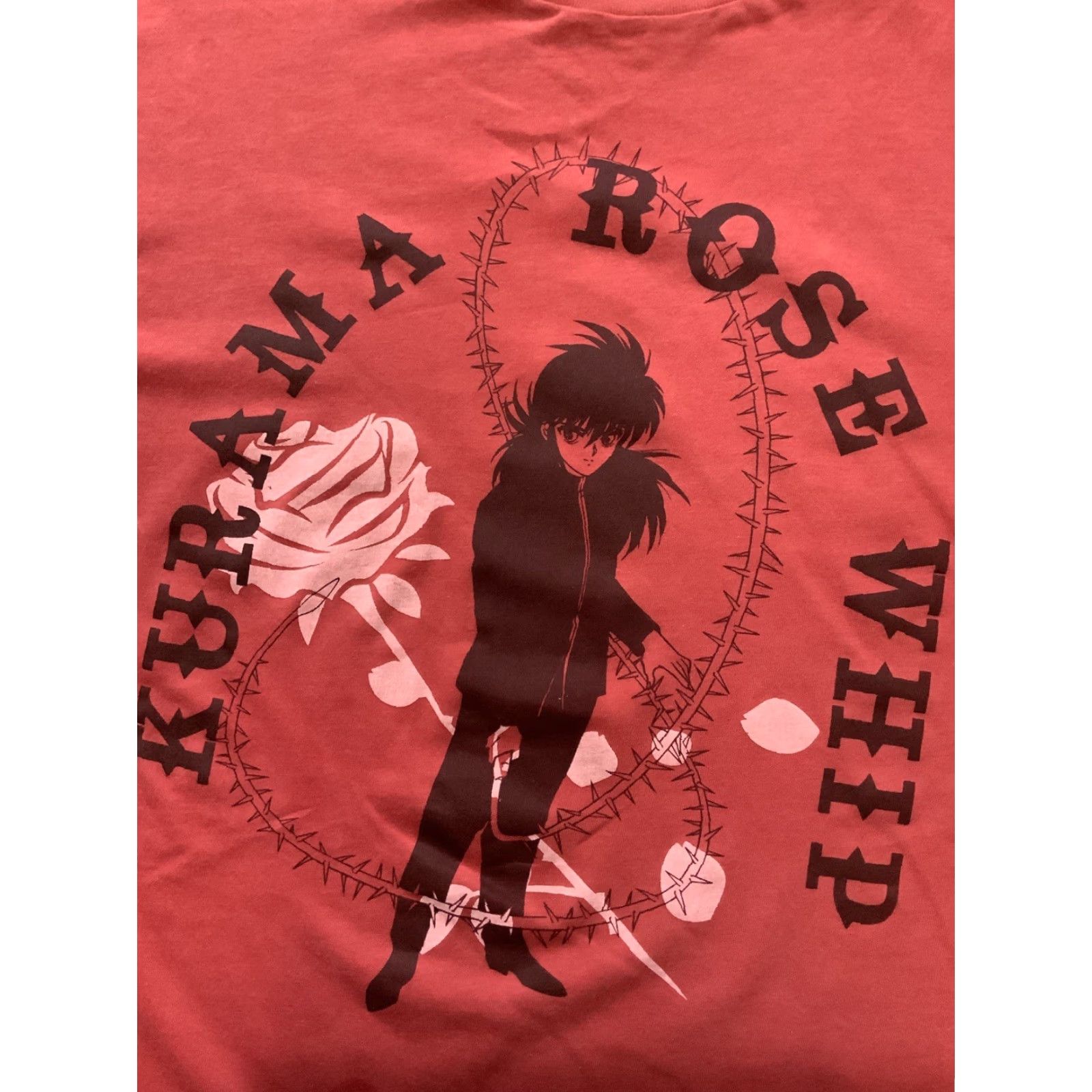 Uniqlo VINTAGE Uniqlo UT YuYu Hakusho Kurama Rose Whip Shonen Jump Manga Graphic T-Shirt Sz.L Mens Pink Size US L / EU 52-54 / 3 - 2 Thumbnail