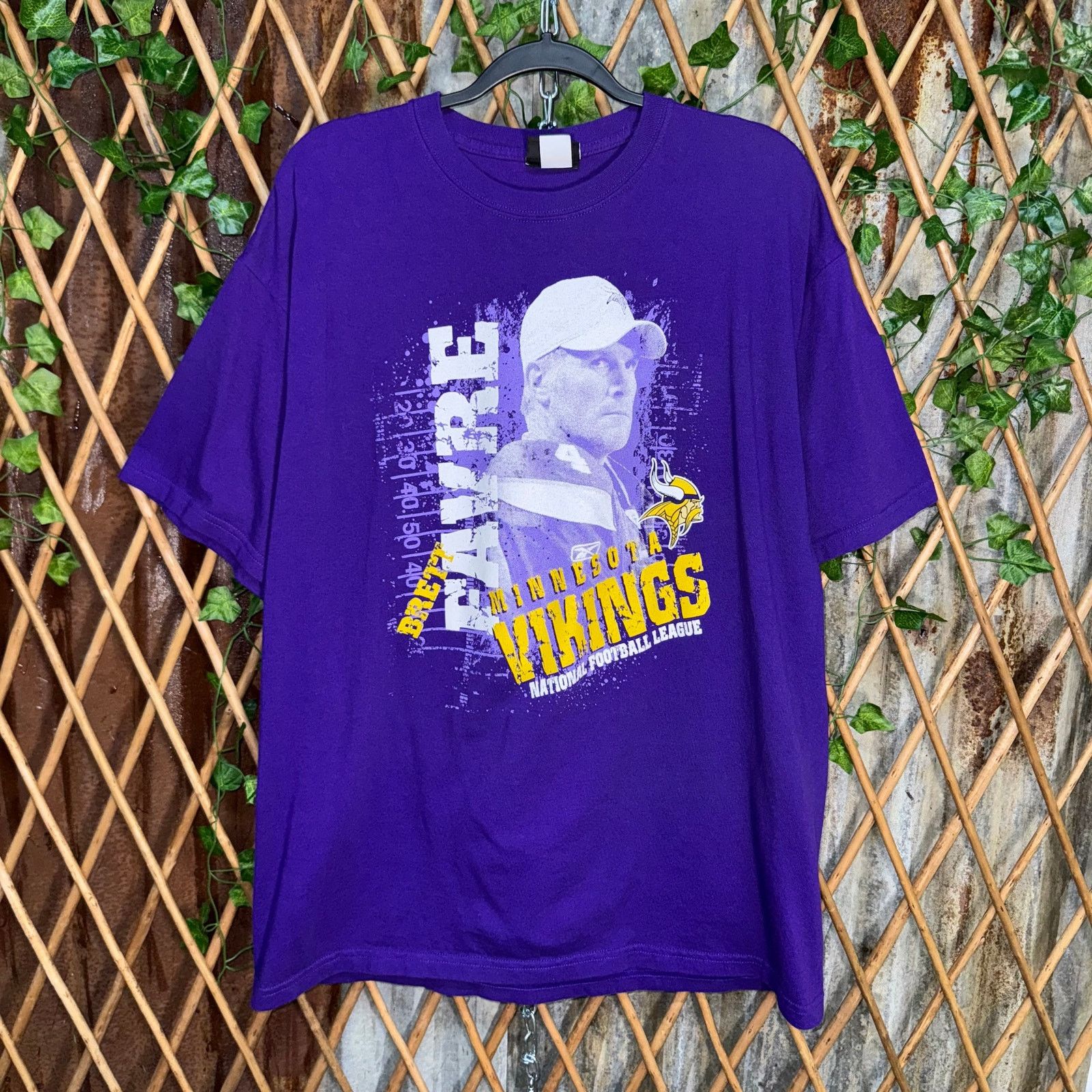 Reebok Vintage Y2K Minnesota Minnesota Vikings Favre NFL 00s tshirt Size US L / EU 52-54 / 3 - 1 Thumbnail