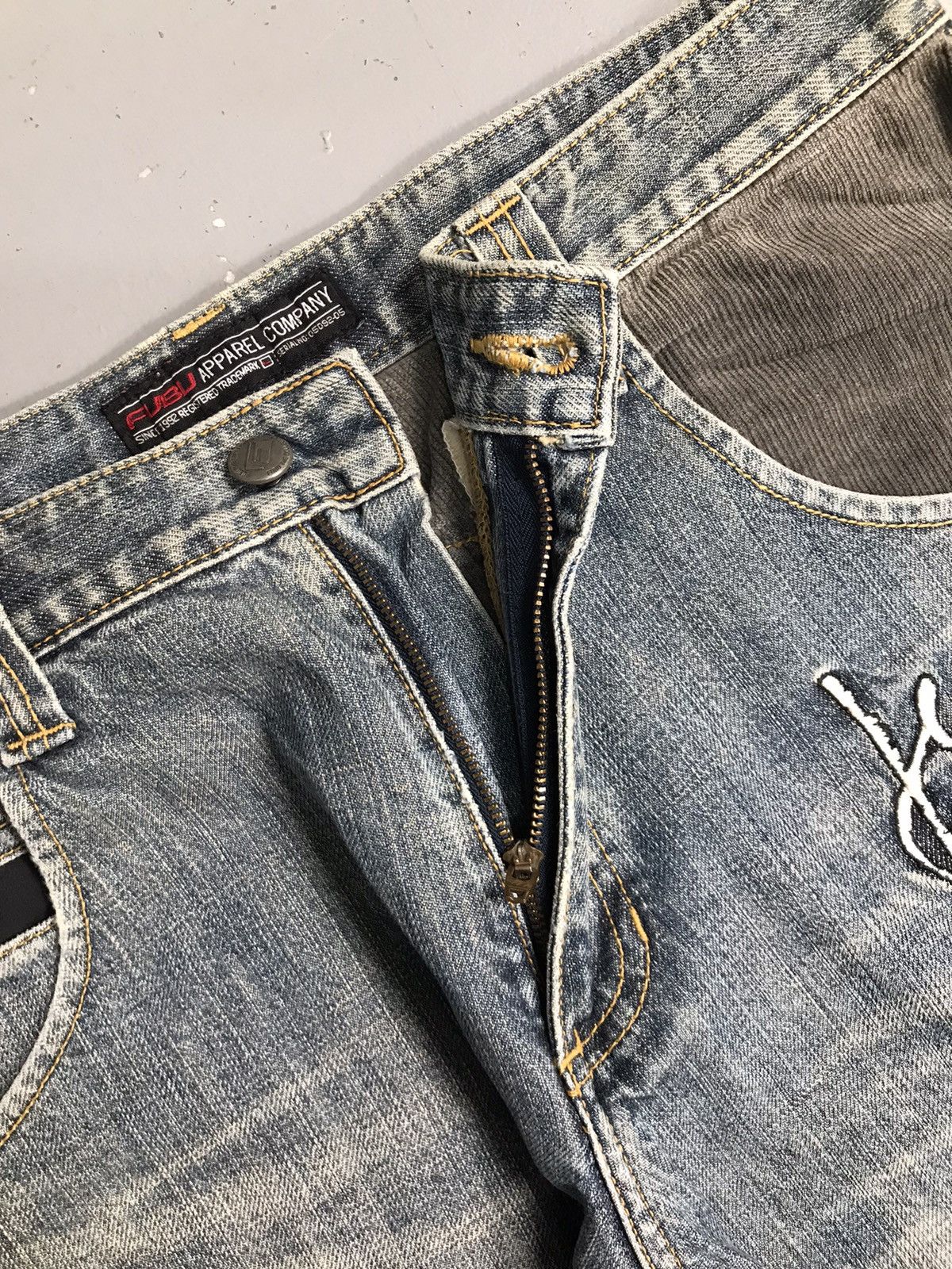 Fubu Rare vintage Fubu apparel company 1992 SpellOut denim Size US 34 / EU 50 - 8 Thumbnail