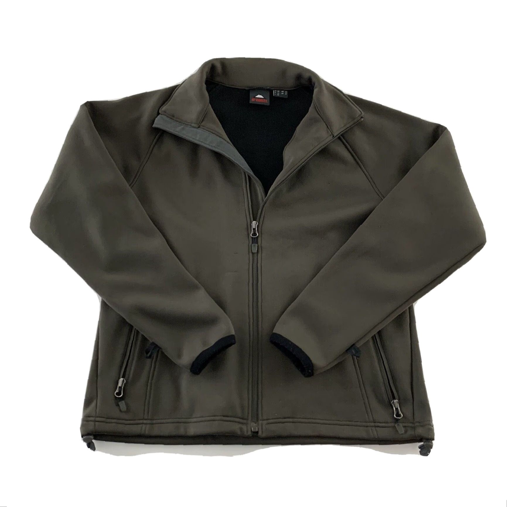 Vintage McKinley Men's Light Soft-shell Full Zip Jacket Gray M Size US M / EU 48-50 / 2 - 2 Thumbnail