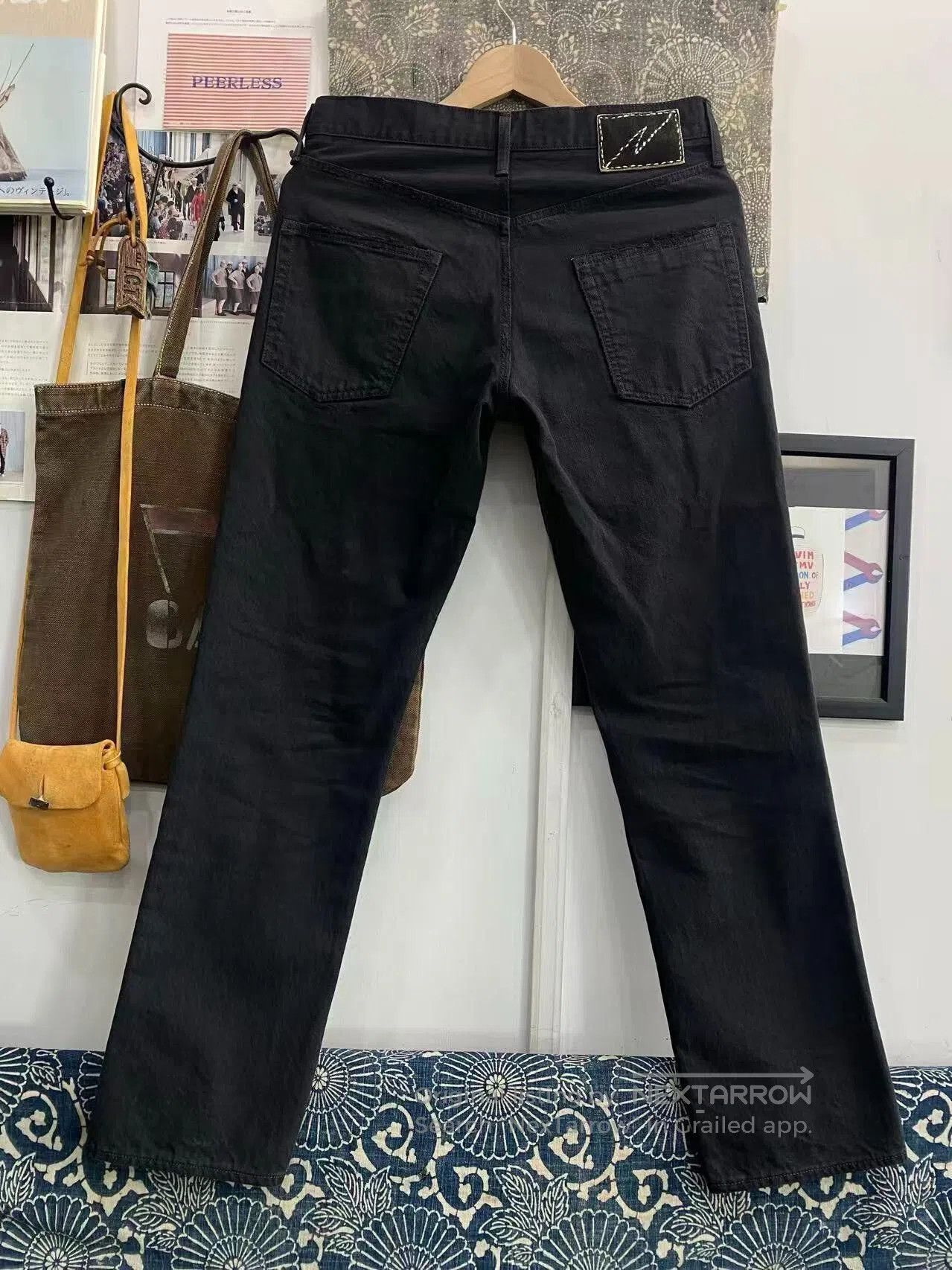 Visvim VISVIM Black Destroyed Denim Pants. Size US 34 / EU 50 - 2 Thumbnail