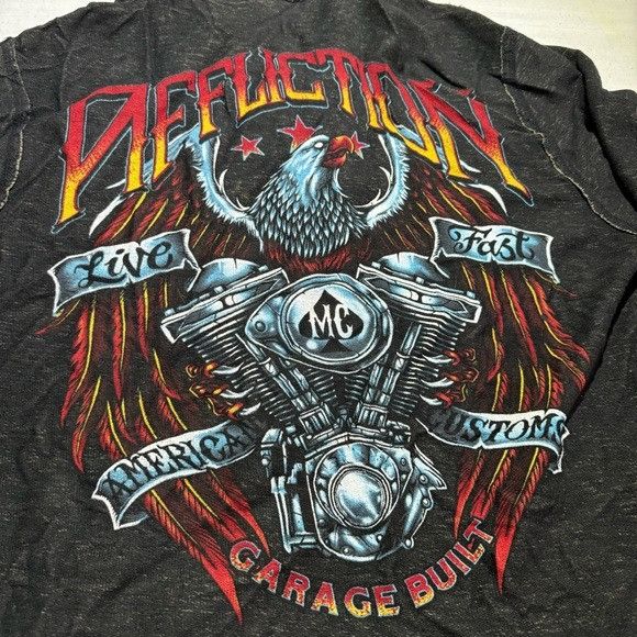 Affliction NEW AFFLICTION BRIGHTON BOMBERS LIVE FAST REVERSIBLE HOODIE Size US L / EU 52-54 / 3 - 6 Thumbnail