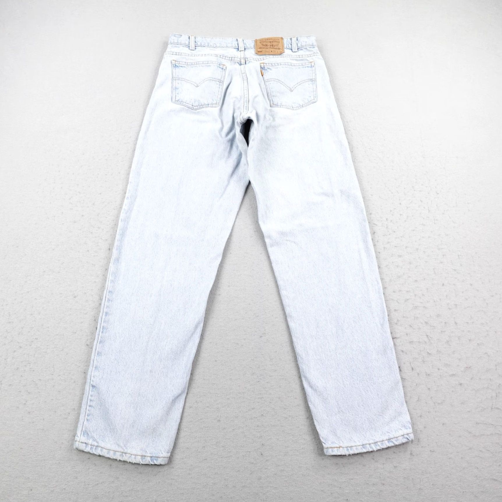 Levi's VINTAGE Levi's Jeans Mens 33x32 Blue Denim 550 Orange Tab Relaxed Fit Tapered 90s Size US 33 - 4 Thumbnail