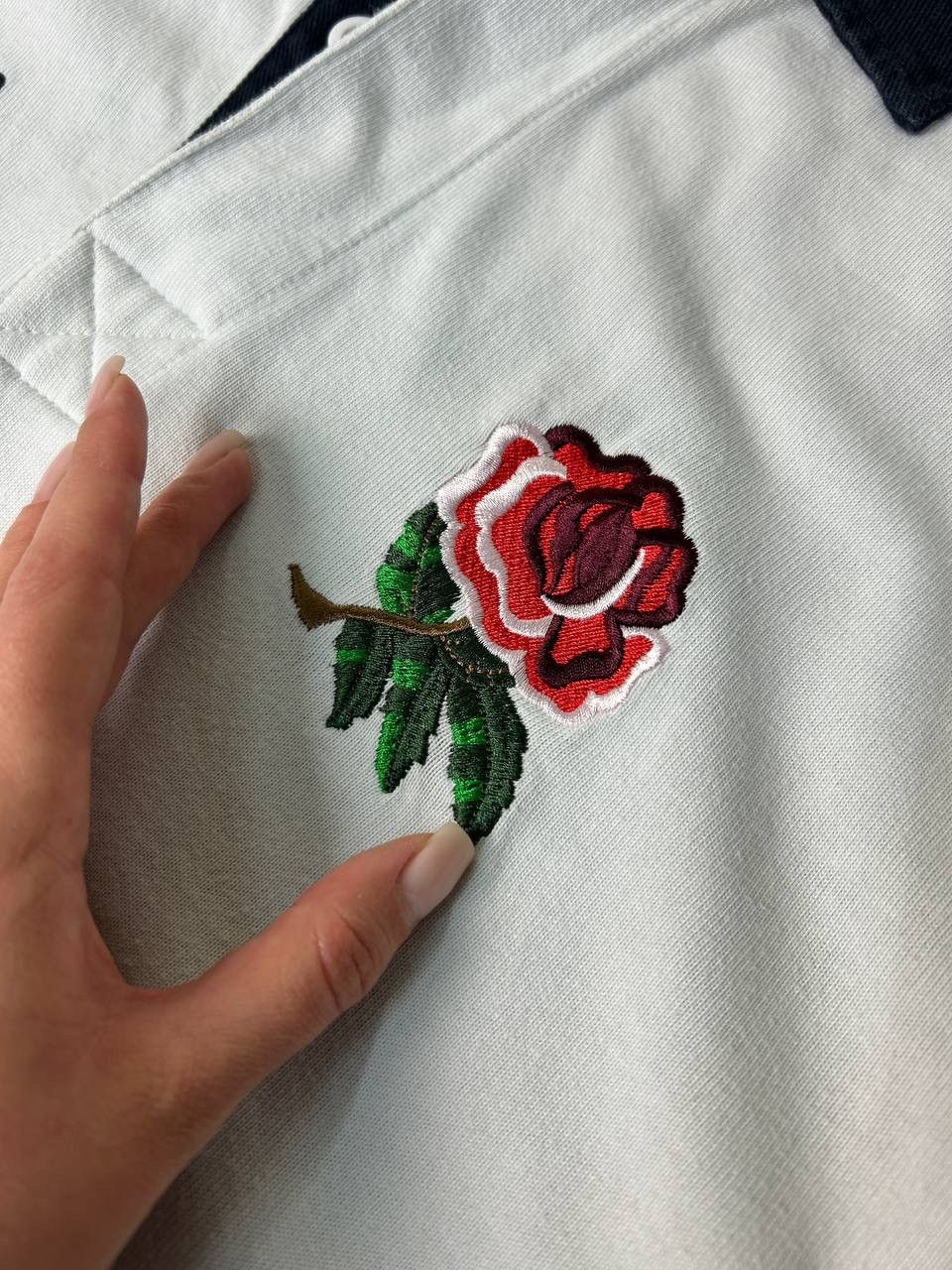 Cotton Traders Cotton Traders England Union Rugby Polo Shirt Size US L / EU 52-54 / 3 - 4 Thumbnail