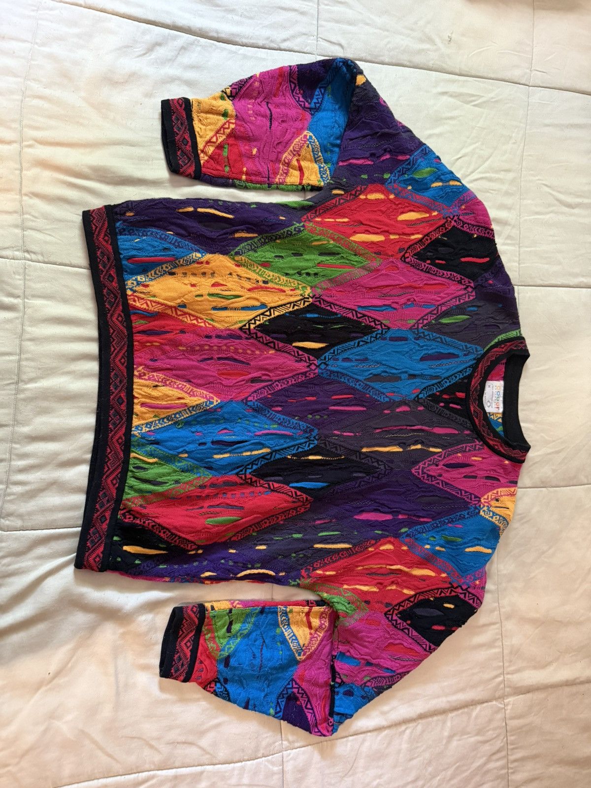 Coogi VTG Coogi Australia Bold Colorful Textured Sweater Medium Size US M / EU 48-50 / 2 - 1 Thumbnail