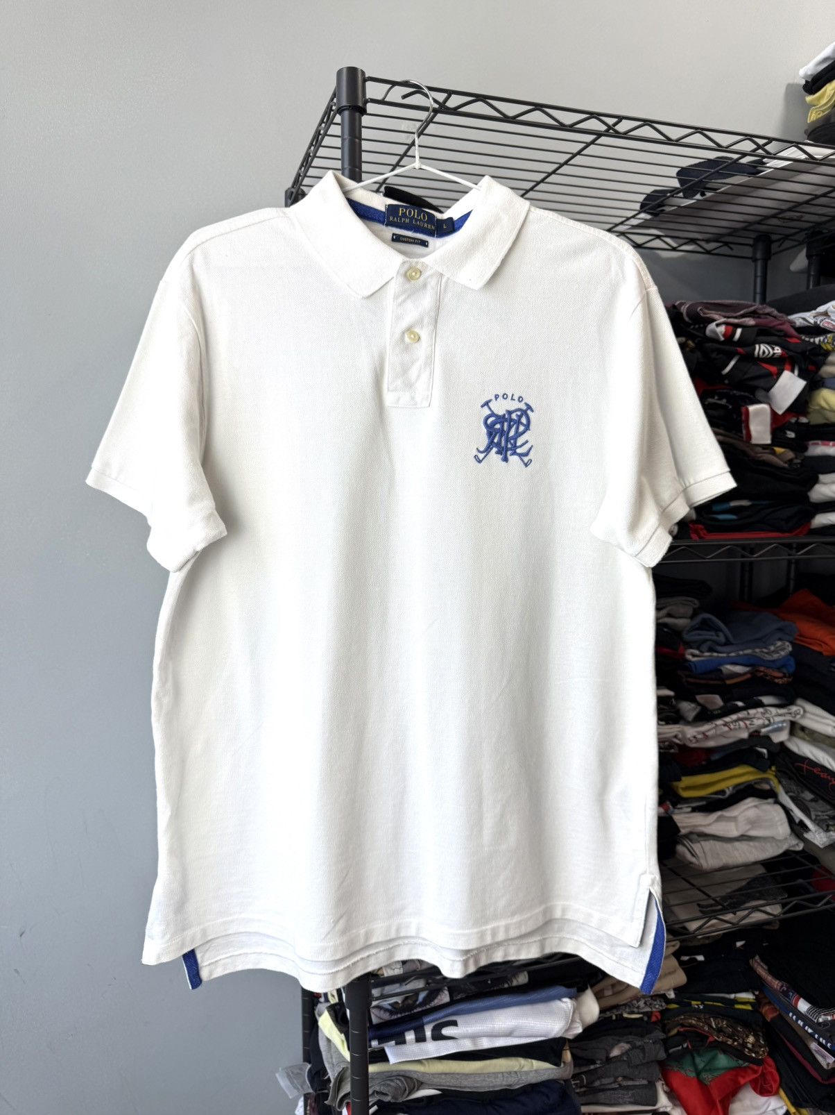 Polo Ralph Lauren Vintage Polo Ralph Lauren Polo Shirt Tee Kanye West Style Size US L / EU 52-54 / 3 - 1 Thumbnail