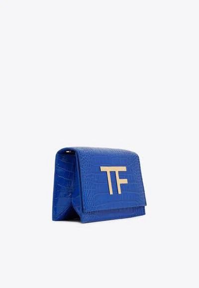 Tom Ford o1loc1c1024 Size: OS / L1619 Clutch Bag in Blue Size ONE SIZE - 1 Thumbnail