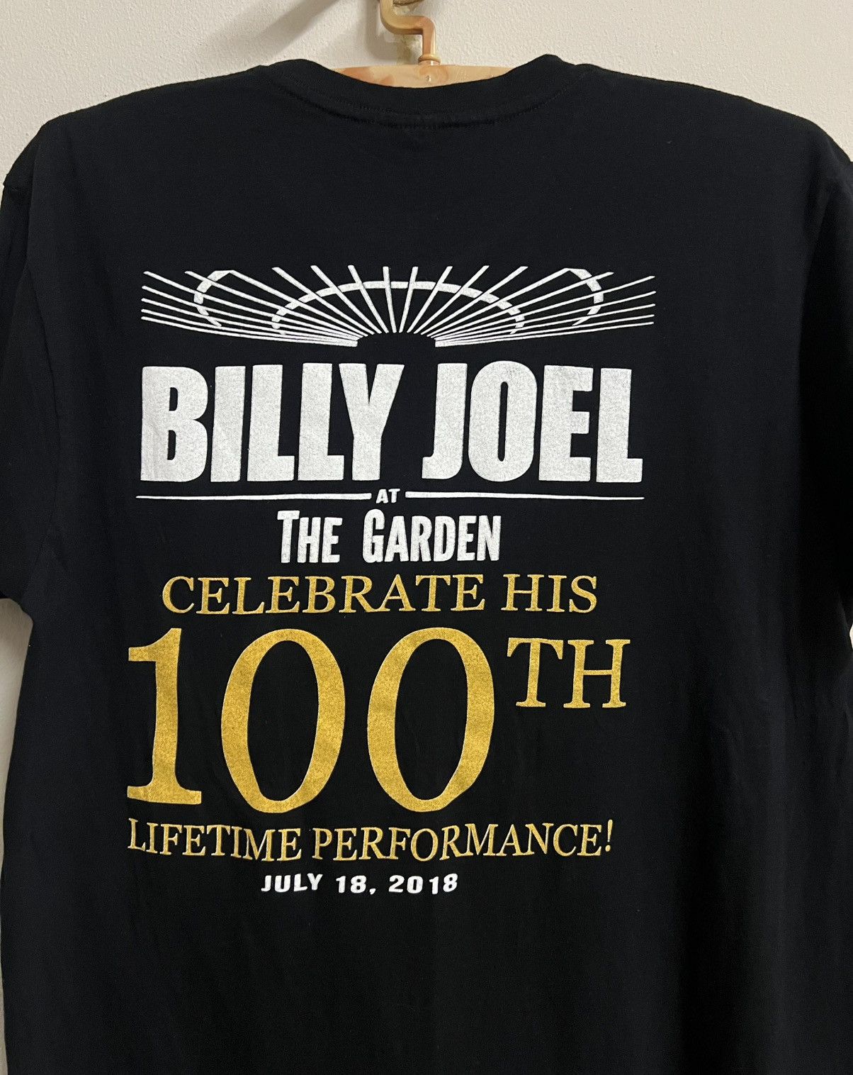 Band Tees Billy Joel In Concert 100th MSG Tour Tee XL Rare Size US XL / EU 56 / 4 - 3 Thumbnail
