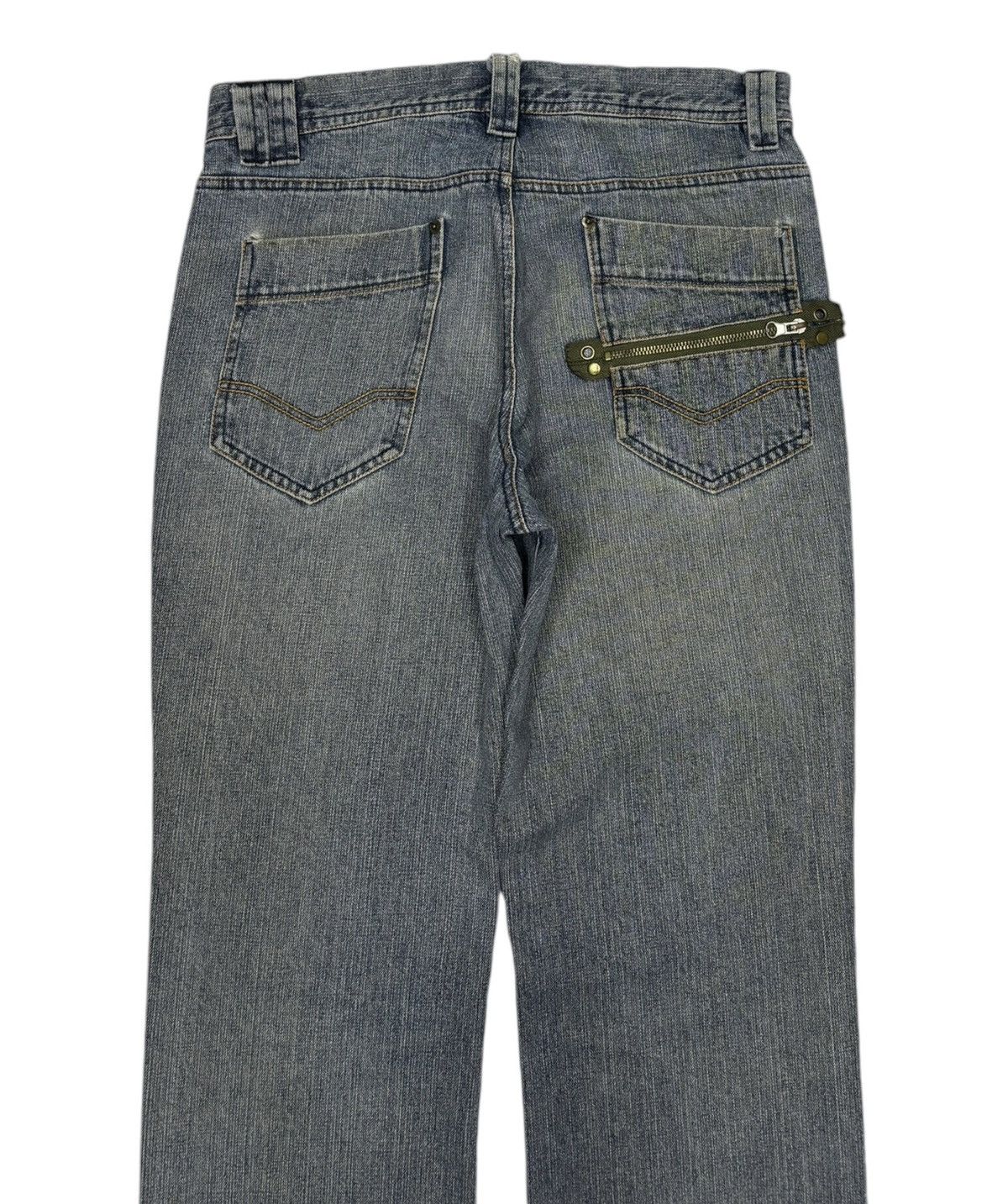 Tete Homme Vintage INTRODUCE HOMME Zipper Pocket Distressed Denim Loose Size US 32 / EU 48 - 4 Thumbnail