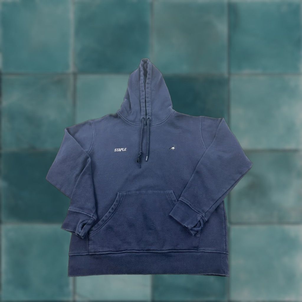 Vintage Staple Pigeon Hoodie Sweatshirt Mens Medium Blue Pullover Mini Logo Dunks Size US M / EU 48-50 / 2 - 1 Thumbnail