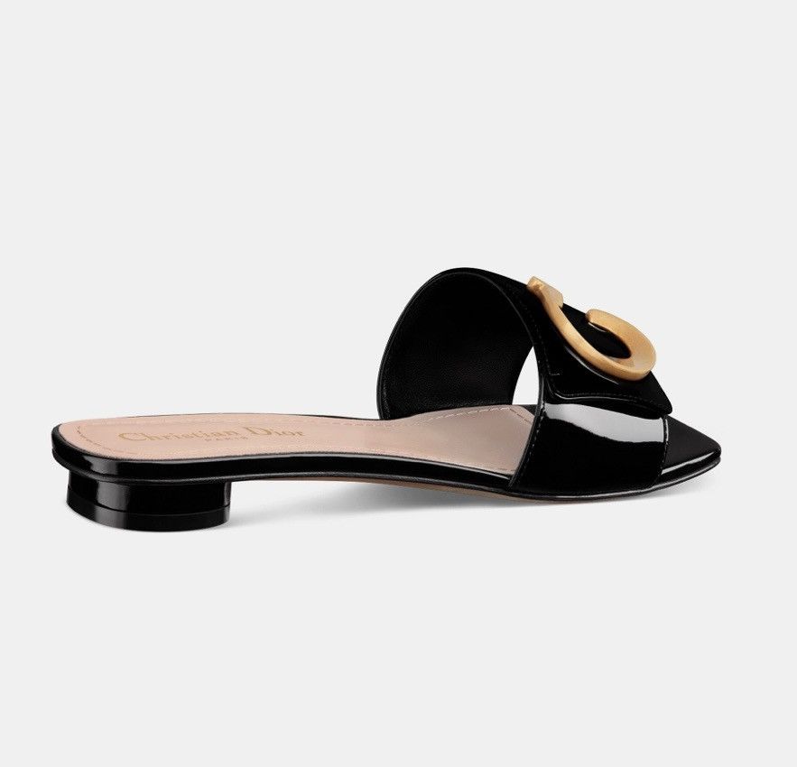 Dior Dior C'EST DIOR SLIDE Black Patent Calfskin Size US 9 / IT 39 - 3 Thumbnail