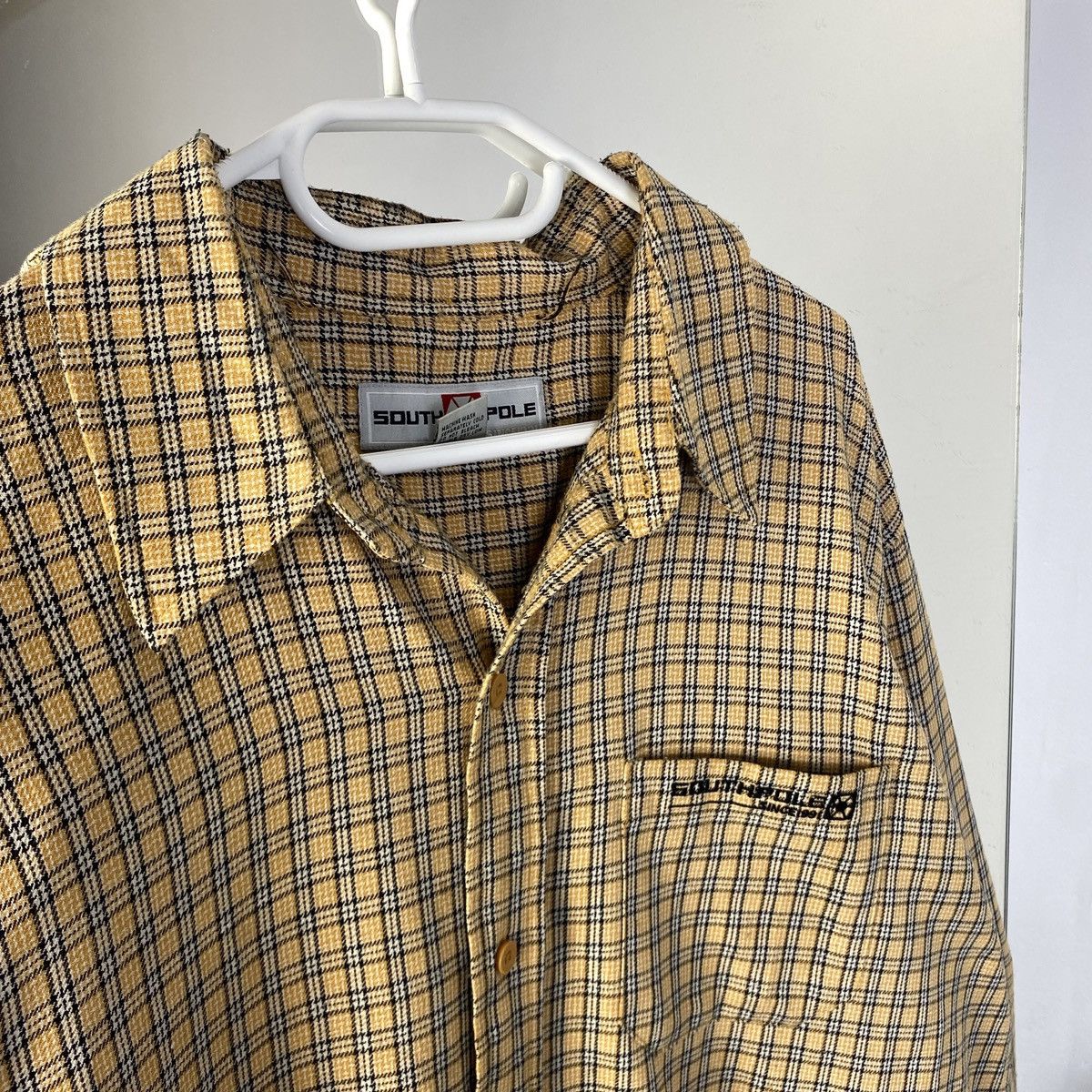 Southpole VINTAGE SOUTHPOLE FLANNEL BAGGY OVERSIZED SHIRT 90s Size US XL / EU 56 / 4 - 2 Thumbnail