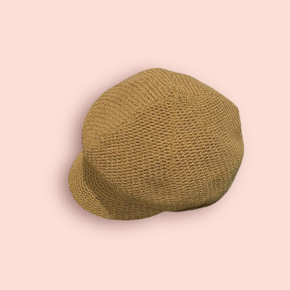 Japanese Brand × Vintage VINTAGE BACK NUMBER CROCHET GATSBY / NEWSBOY / FIDDLE HAT Size ONE SIZE - 16 Thumbnail