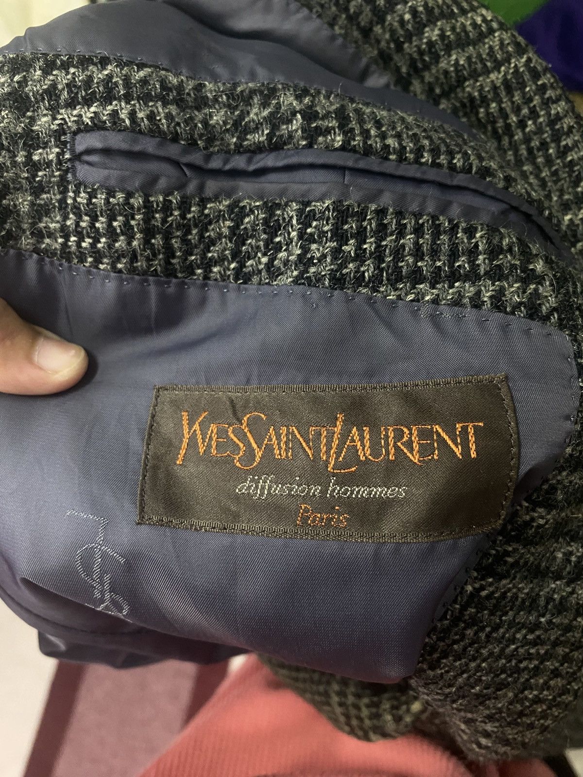 Vintage × Yves Saint Laurent Vintage Yves Saint Laurent Wool Jacket Size US L / EU 52-54 / 3 - 11 Thumbnail