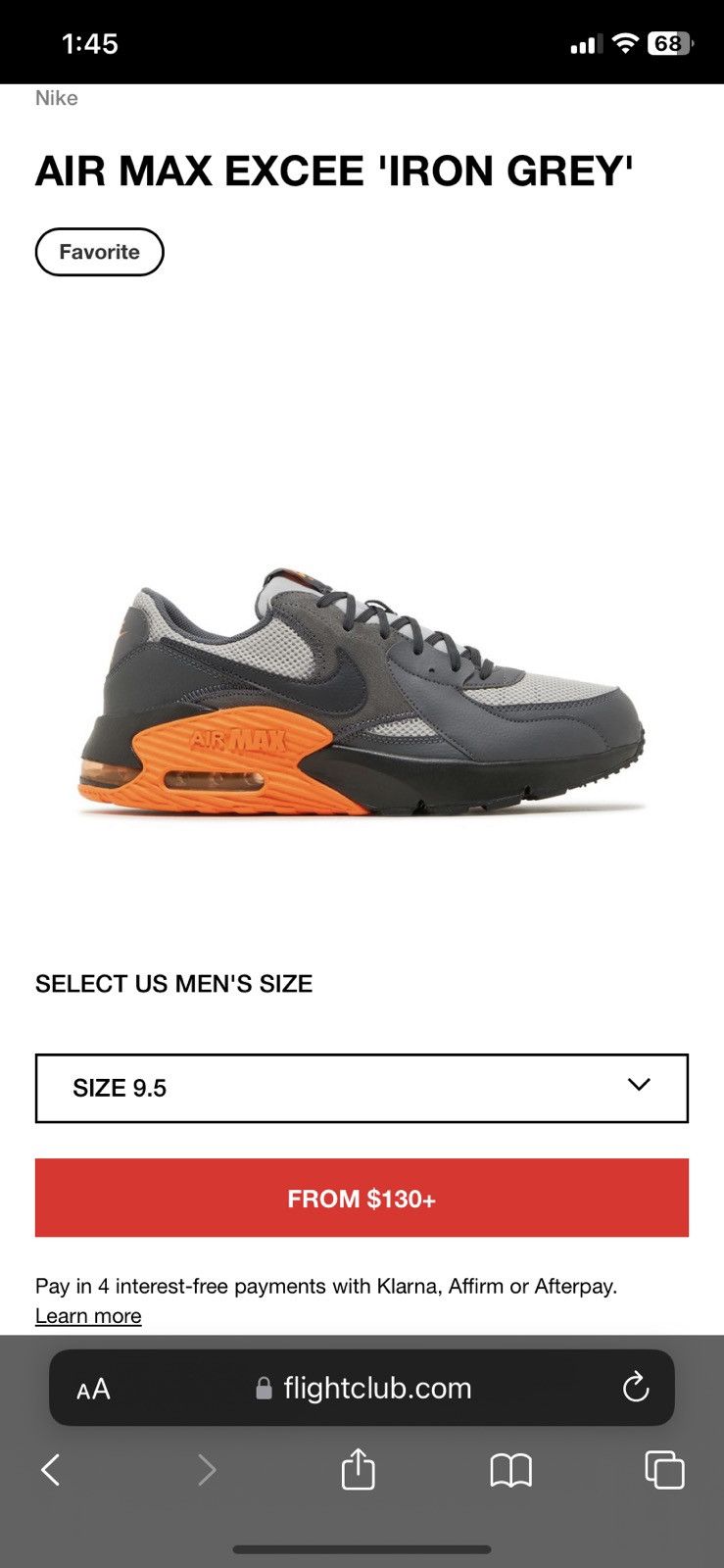 Nike Air Max Excee 'Iron Grew' Sneakers Size US 9.5 / EU 42-43 - 6 Thumbnail