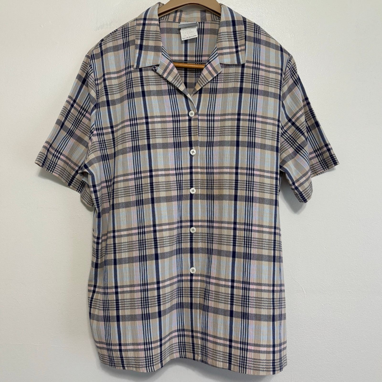 Other Koret Francisca Plaid Button Down Shirt XL Size XL / US 12-14 / IT 48-50 - 1 Thumbnail