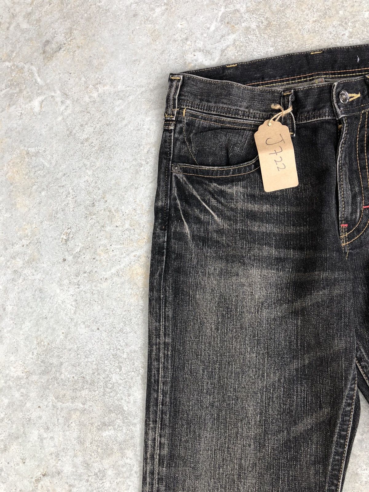 Wrangler Wrangler Flared Jeans Distressed Distressed Jeans Size US 33 - 4 Thumbnail