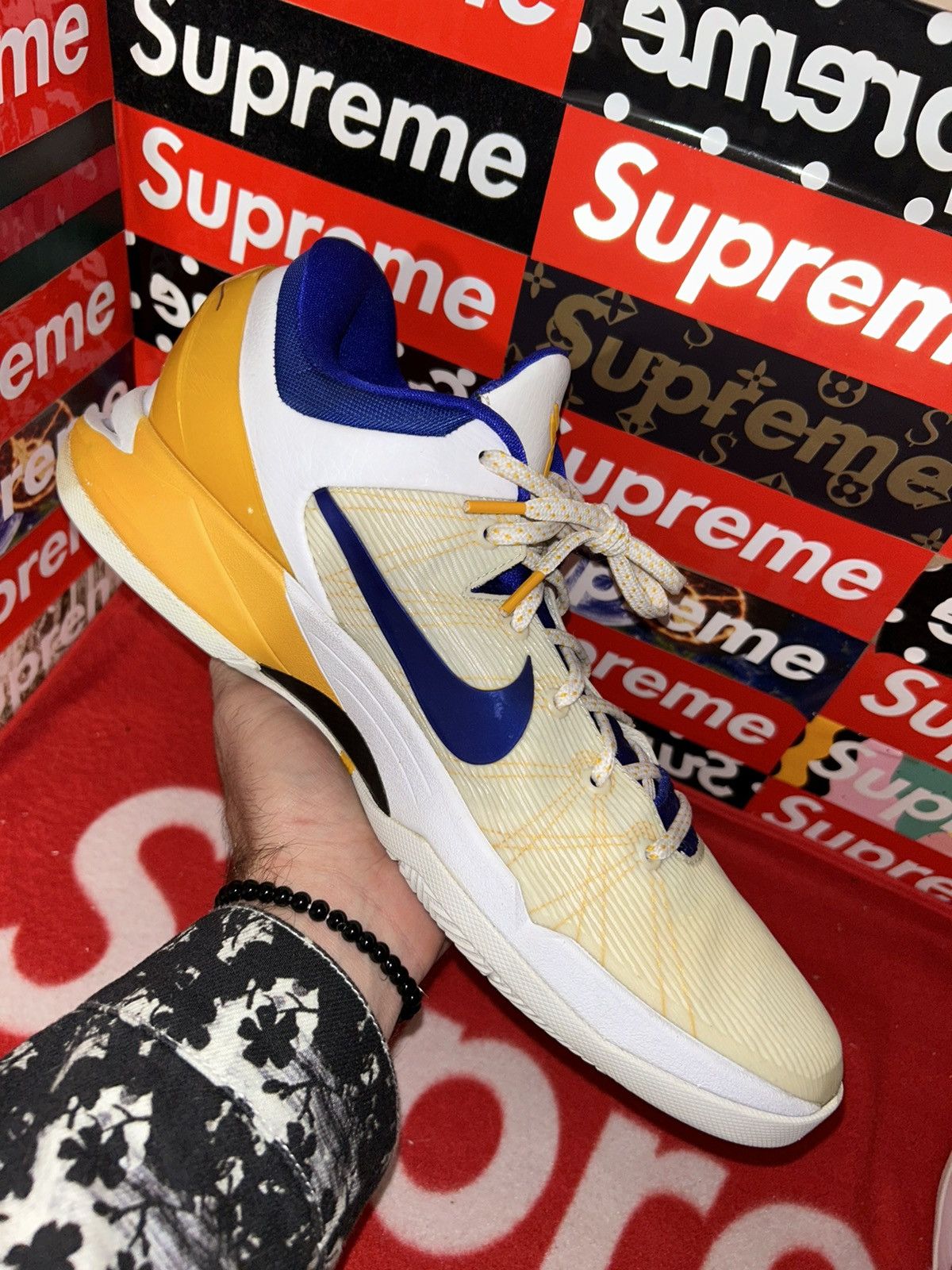 Nike Nike Kobe 7 Lakers Home 488371-101 size 14 Size US 14 / EU 47 - 7 Thumbnail