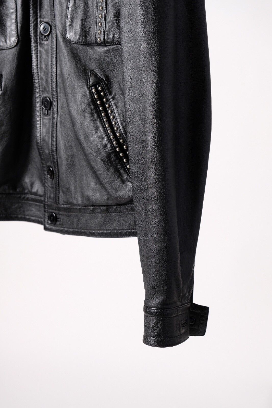 Saint Laurent Paris saint laurent paris studded black leather jacket stud biker Size US M / EU 48-50 / 2 - 5 Thumbnail