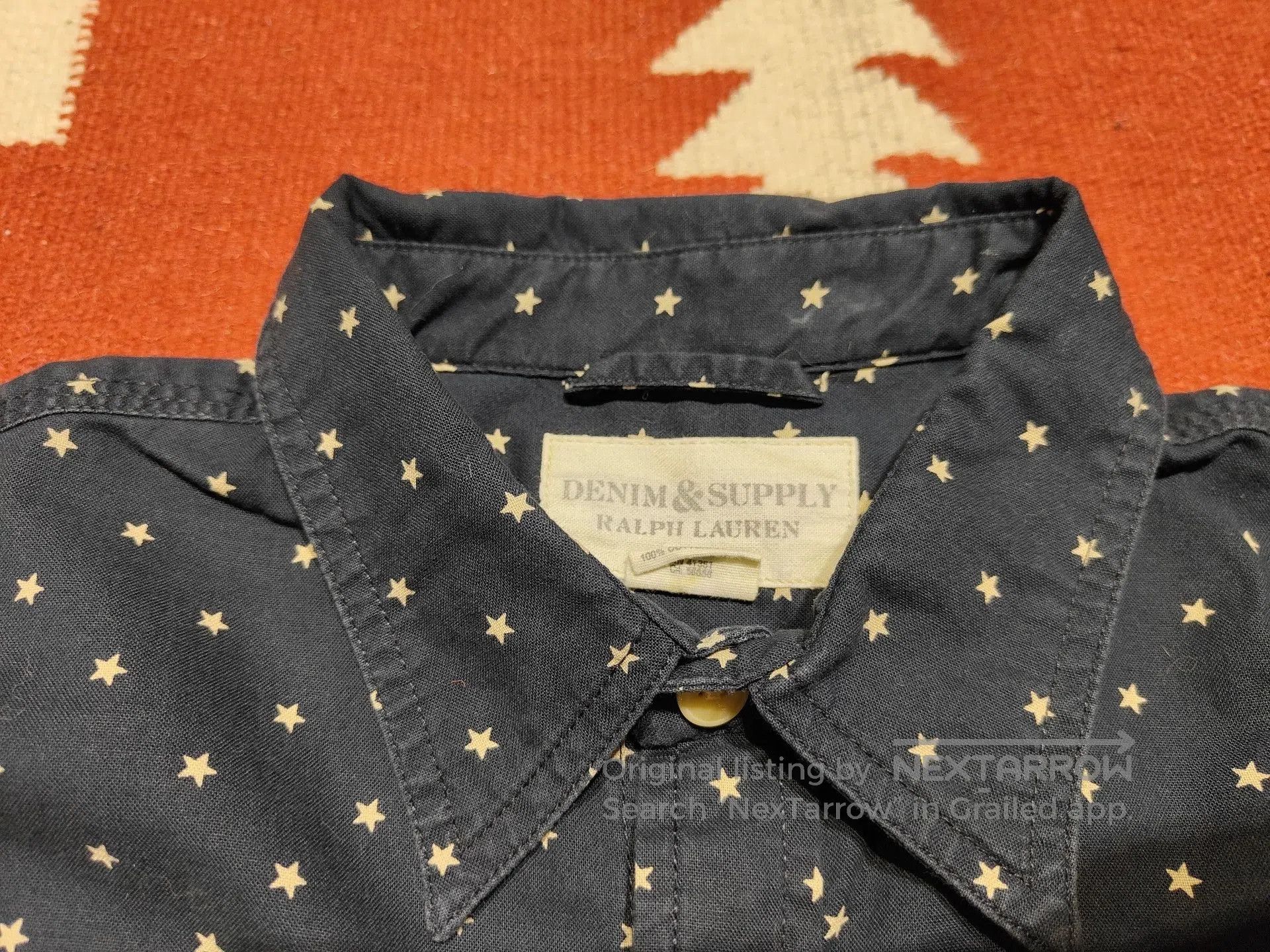 RRL Ralph Lauren Ralph Lauren RRL Star Print Shirt. Size US M / EU 48-50 / 2 - 4 Thumbnail