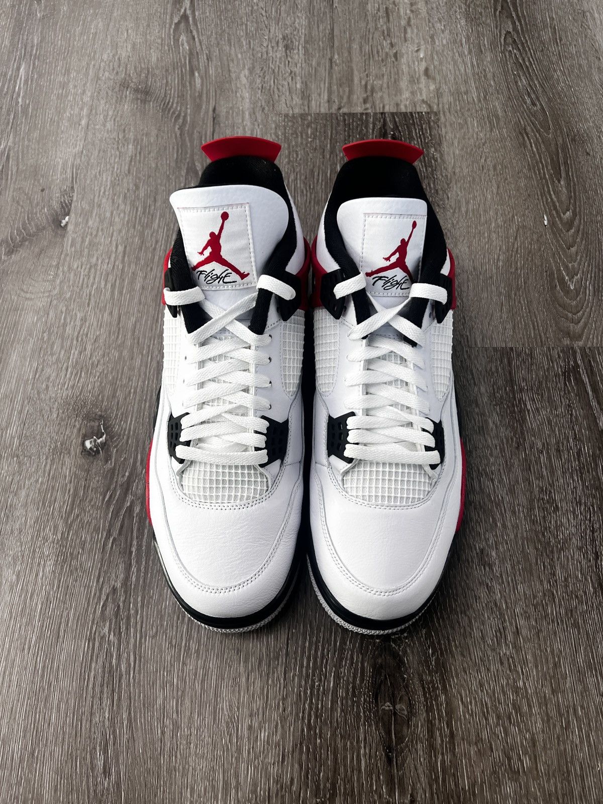 Jordan Brand Air Jordan 4 “Red Cement” **Pre-Owned** Size US 13 / EU 46 - 3 Thumbnail