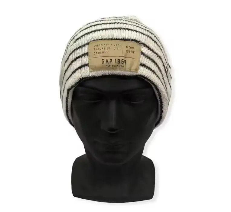 Gap Vintage Gap Striped Jail Beanie Hat Size ONE SIZE - 1 Thumbnail