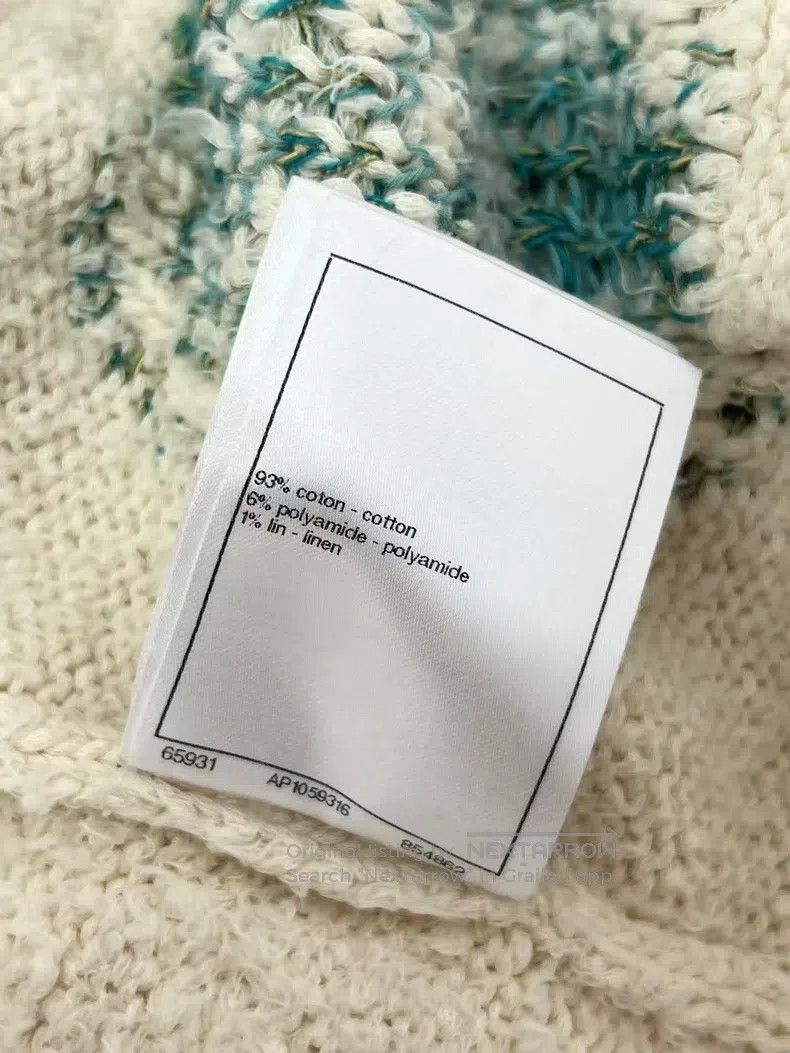 Chanel Chanel 23p popular white letter graffiti towel long cardig Size XS / US 0-2 / IT 36-38 - 7 Thumbnail