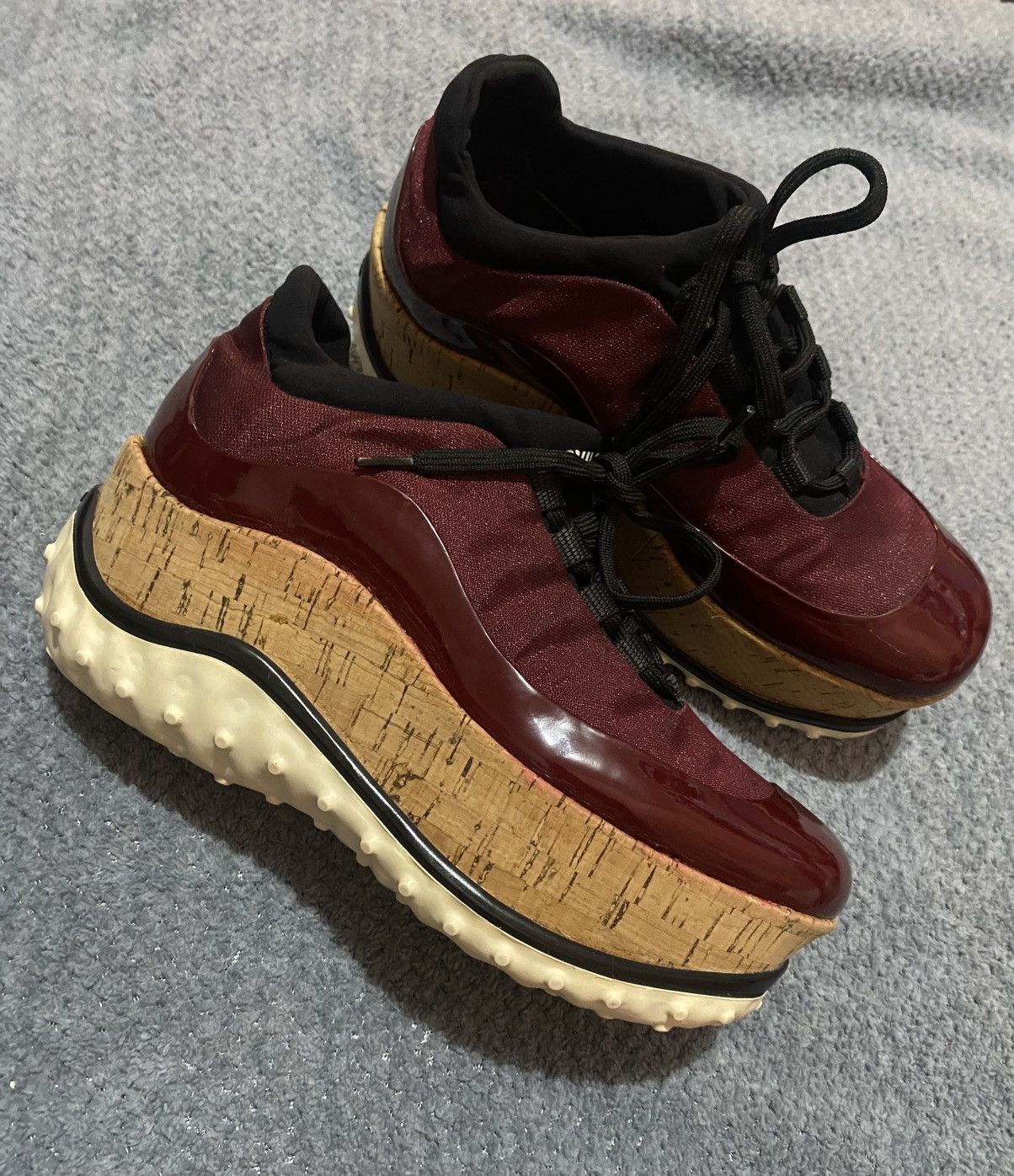 Miu Miu Miu Miu - Prada Astro Cork Platform sneaker Size US 6 / IT 36 - 2 Thumbnail