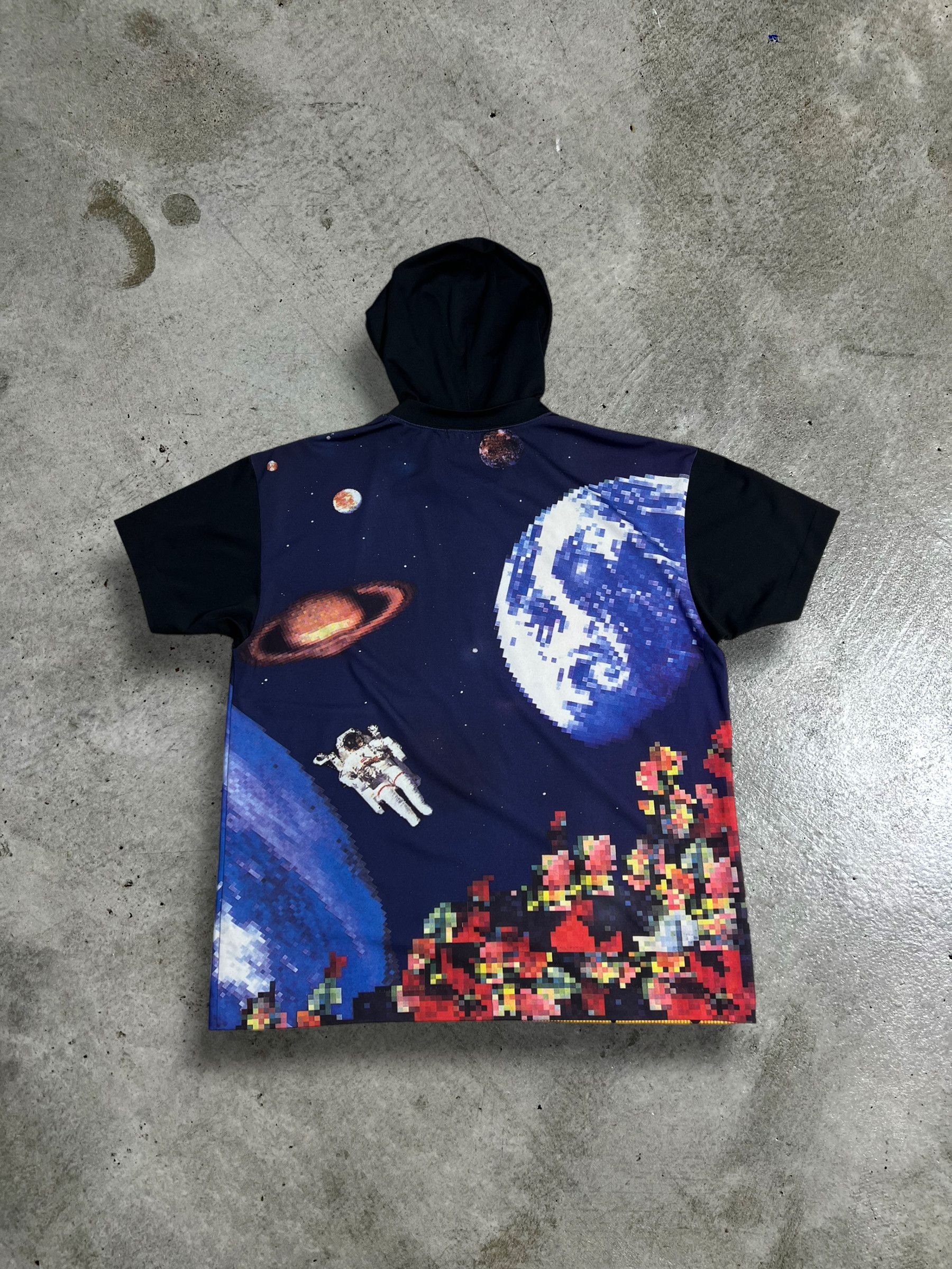Issey Miyake ISSEY MIYAKE Polyester Short Sleeve Hoodie (M) GTMPT388 Size US M / EU 48-50 / 2 - 6 Thumbnail