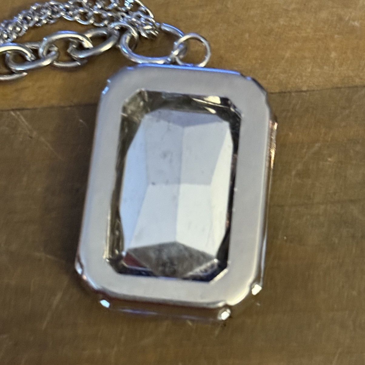 Other Silver tone chunky Smokey quartz pendant necklace Size ONE SIZE - 4 Thumbnail
