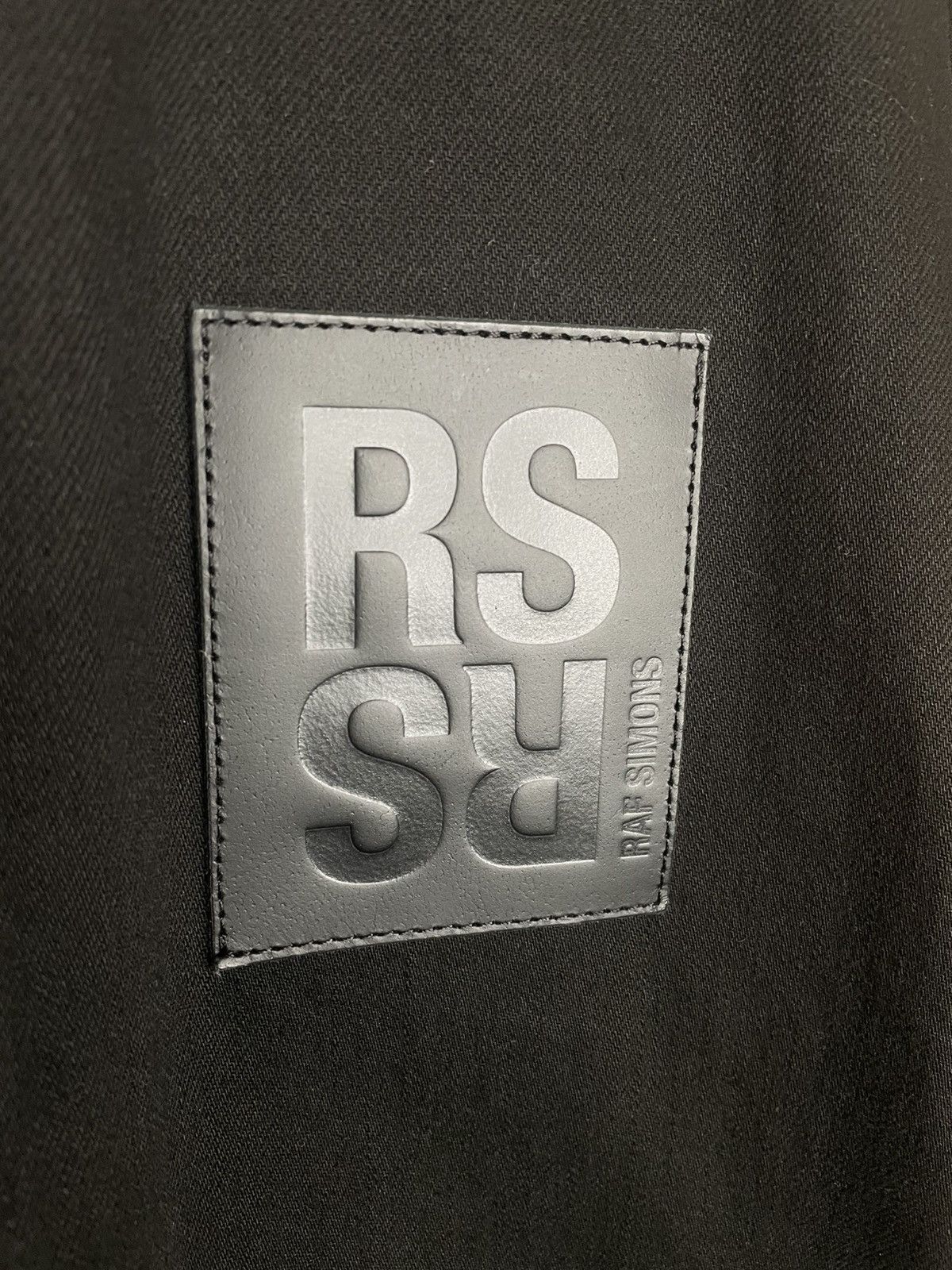 Raf Simons Raf Simons SS23 Straight Fit Denim Leather Patch Shirt Size US S / EU 44-46 / 1 - 5 Thumbnail