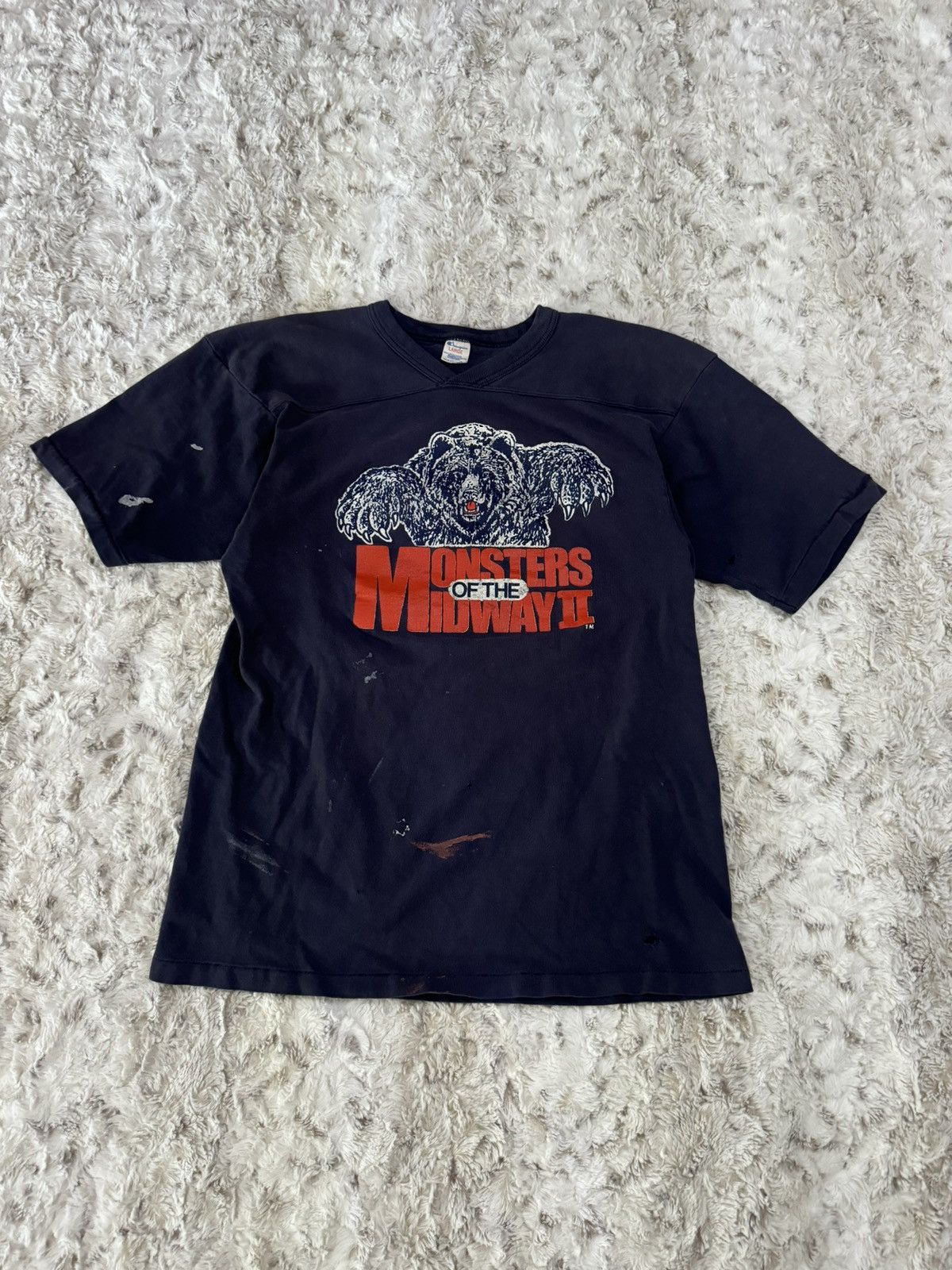 Champion × Vintage VTG 80s CHAMPION CHICAGO BEARS T SHIRT SZ