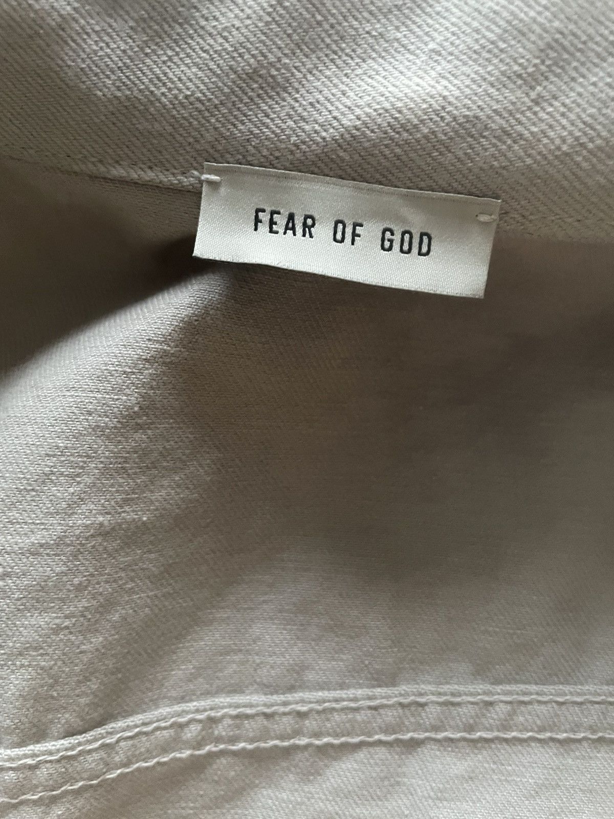Fear of God Eternal Denim Jacket Dusty Beige Size US S / EU 44-46 / 1 - 5 Thumbnail