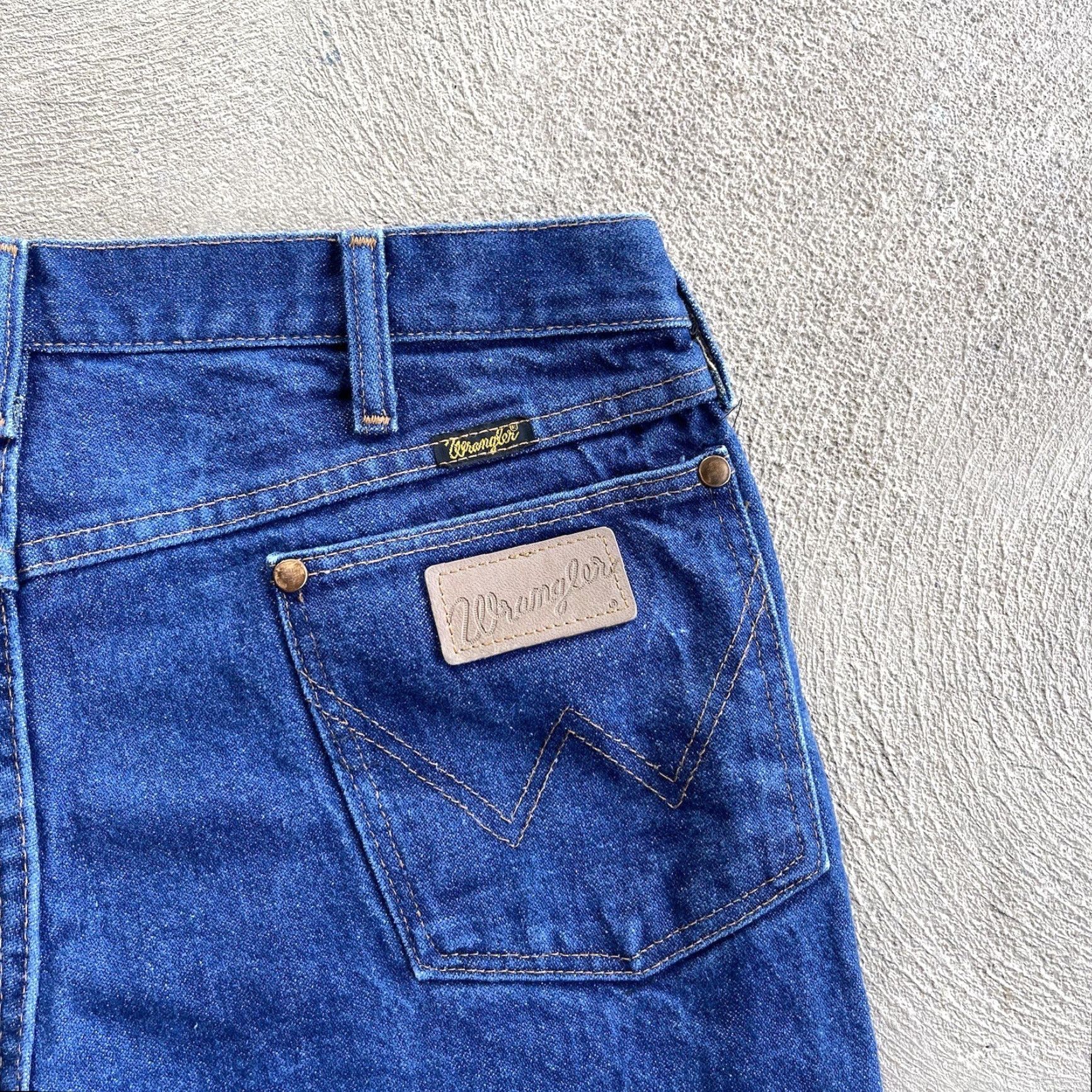 Wrangler VINTAGE Wrangler Jeans Mens 36x32 Denim Straight Fit 90s Cowboy Cut Blue Mens Jeans Size US 36 / EU 52 - 5 Thumbnail
