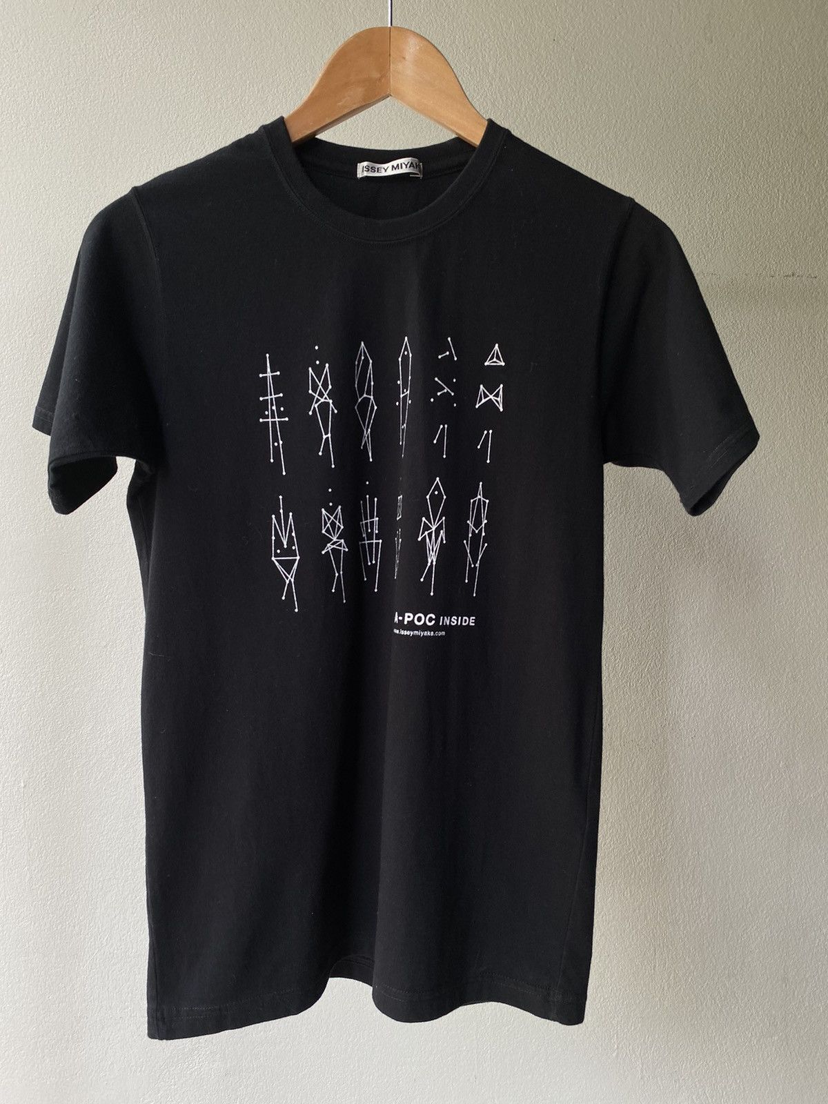 Issey Miyake ISSEY MIYAKE Black Tee with Geometric Print Size S / US 4 / IT 40 - 11 Thumbnail
