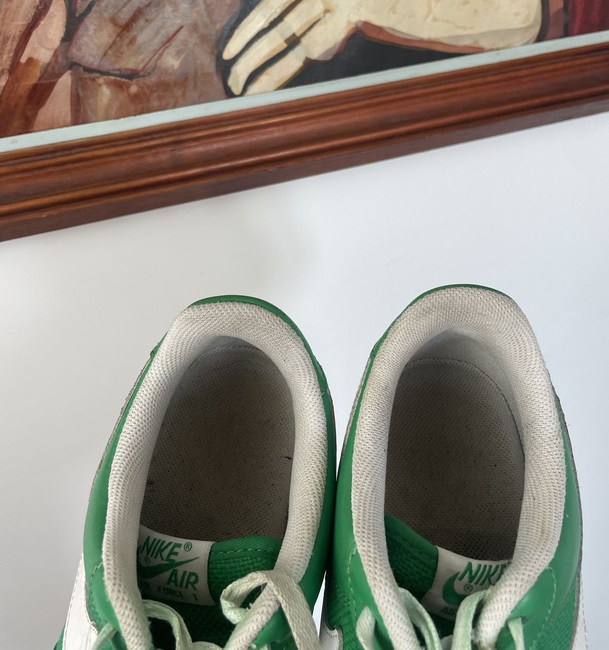 Nike Nike Air Force 1 Low AF1 Lucky Green Rare 🍀 Boston Celtics Size US 9.5 / EU 42-43 - 8 Thumbnail